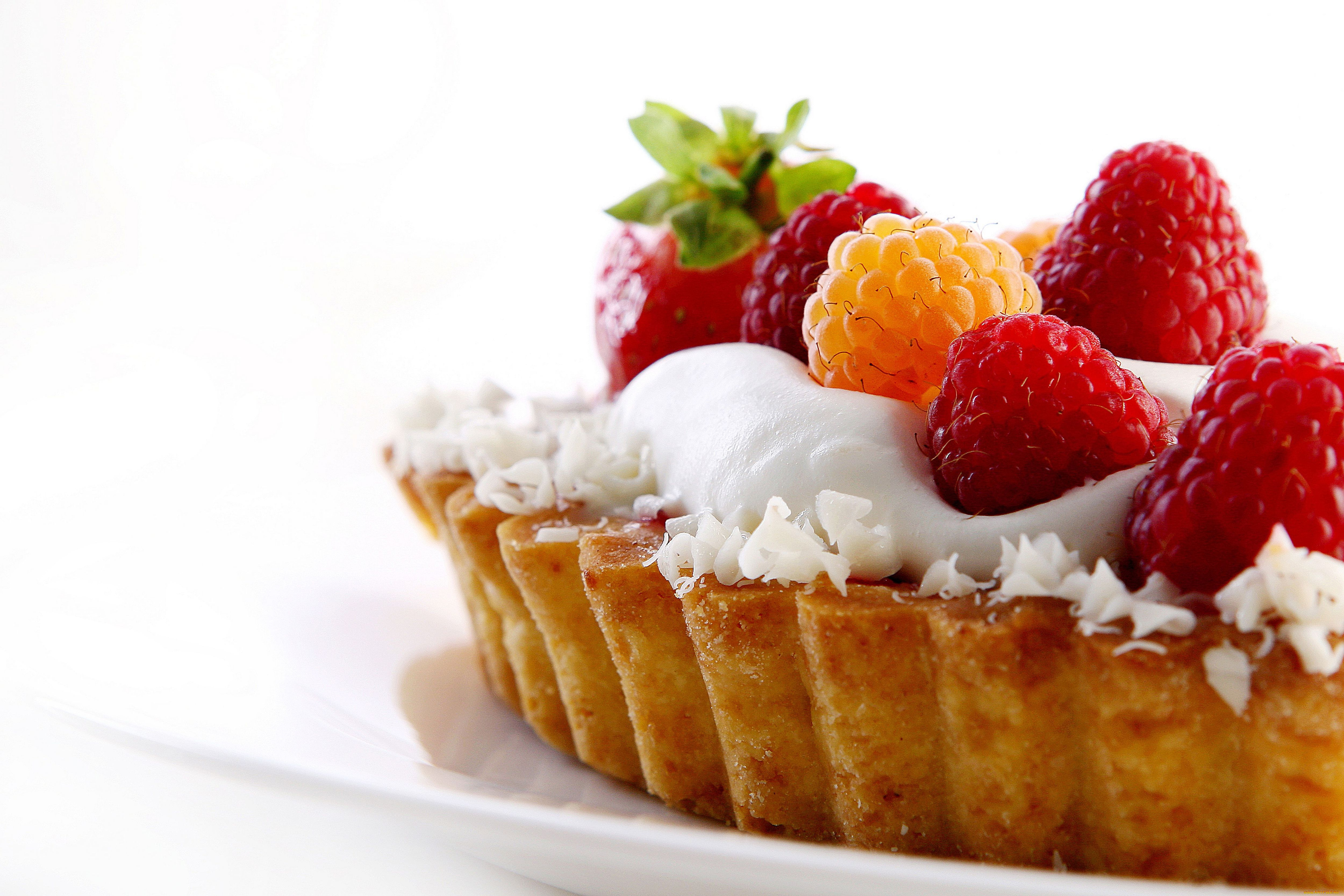 еда, пирожные, кексы, печенье, ягоды