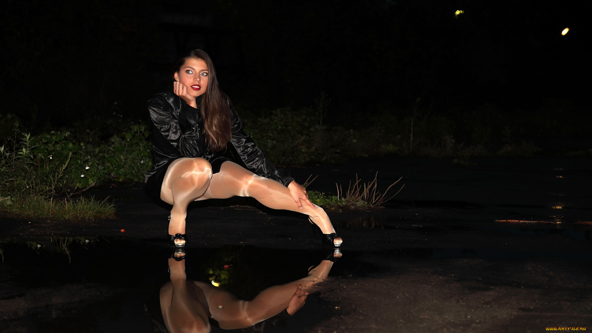 Валентина, Колесникова, девушки, колготки, плащ, arnella