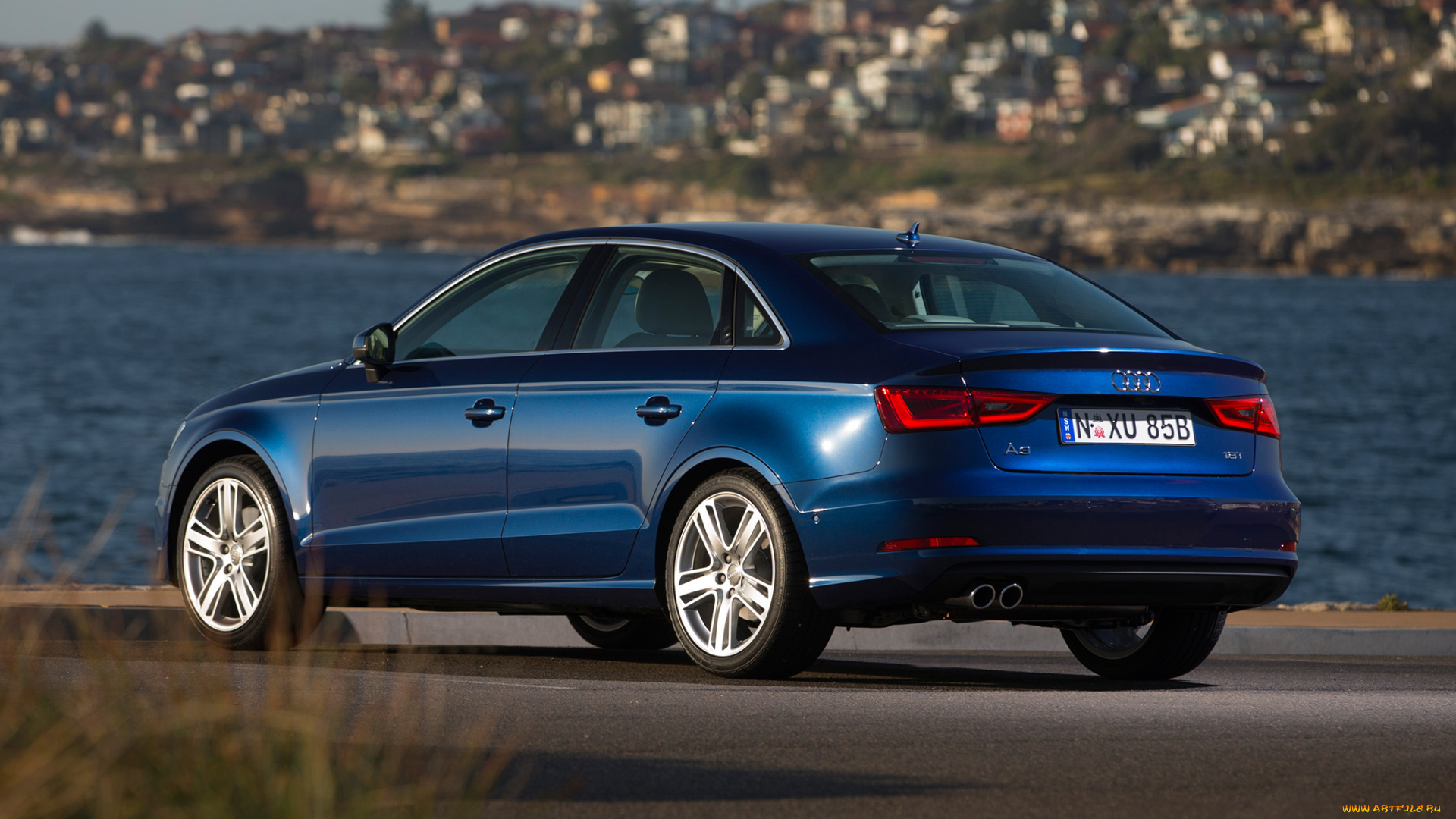 автомобили, audi, 8v, au-spec, a3, sedan, 1-8, t, 2013г, синий