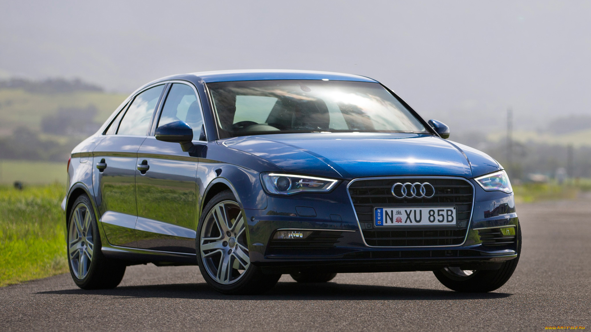 автомобили, audi, au-spec, 1-8, t, sedan, a3, 8v, синий, 2013г