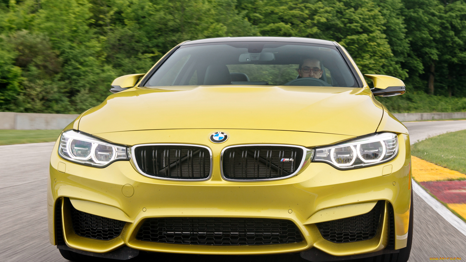 автомобили, bmw, желтый, 2015г, f82, us-spec, coupе, m4