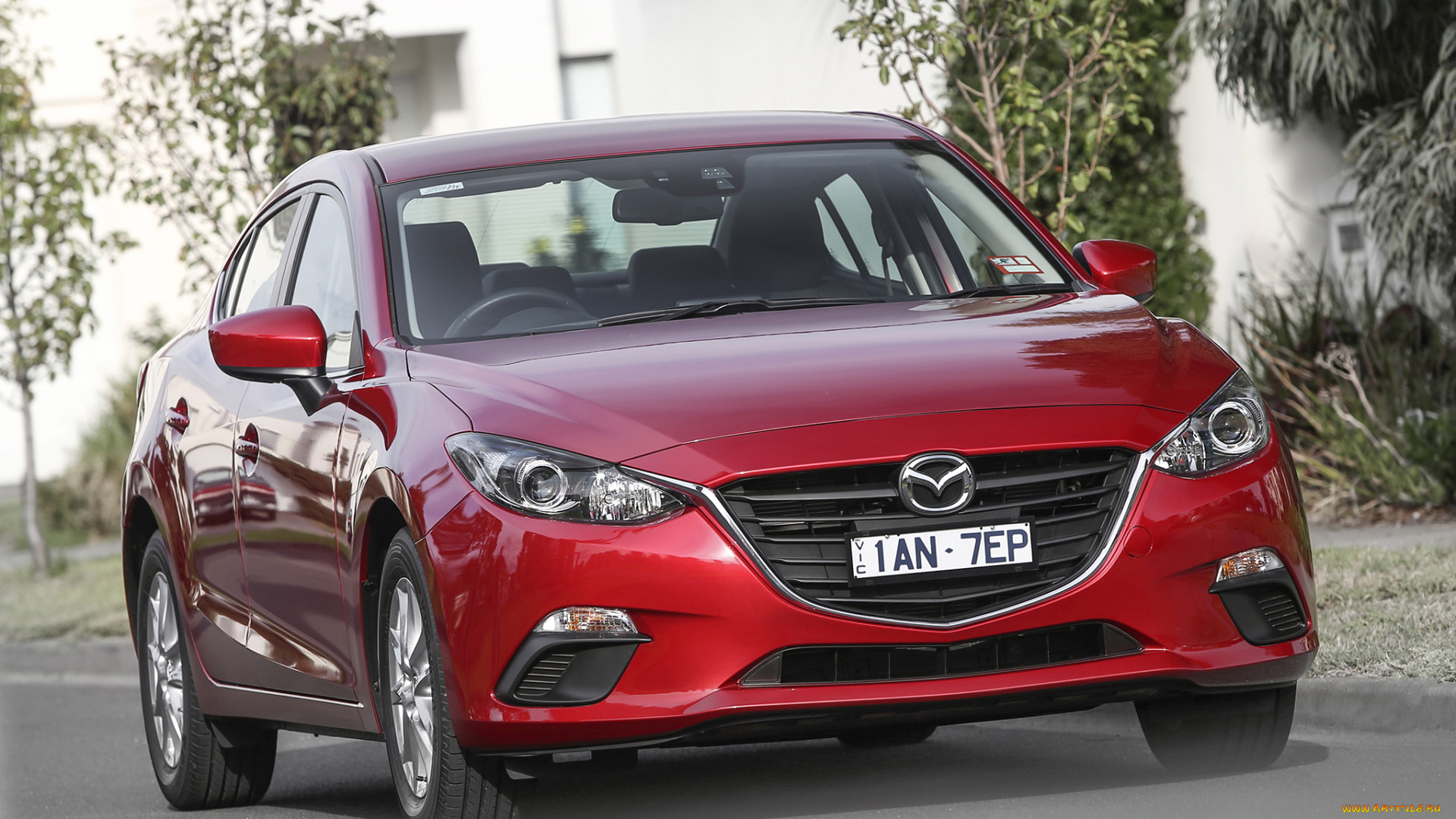 автомобили, mazda, sedan, mazda3, красный, 2014г, bm, au-spec