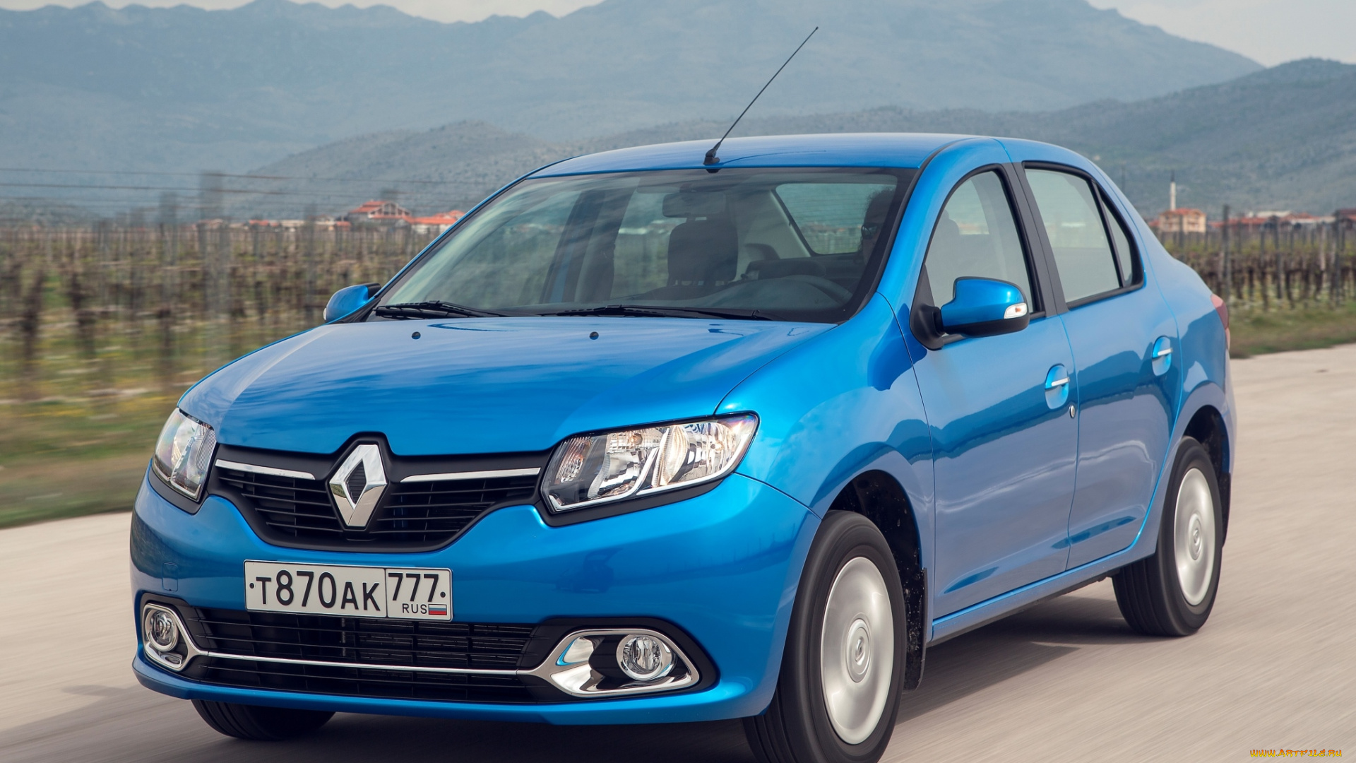 автомобили, renault, 2014г, синий, ru-spec, logan