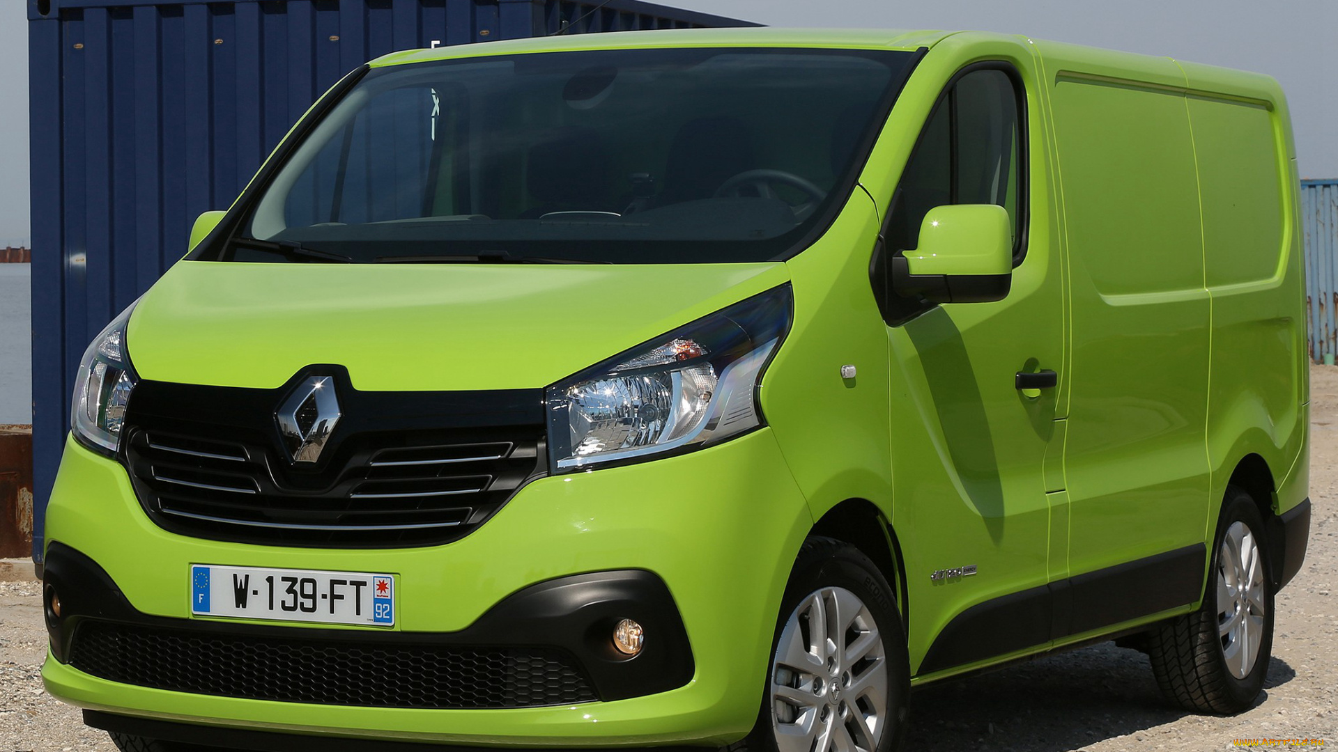 автомобили, renault, trucks, trafic, van, 2014, г, зеленый, renault