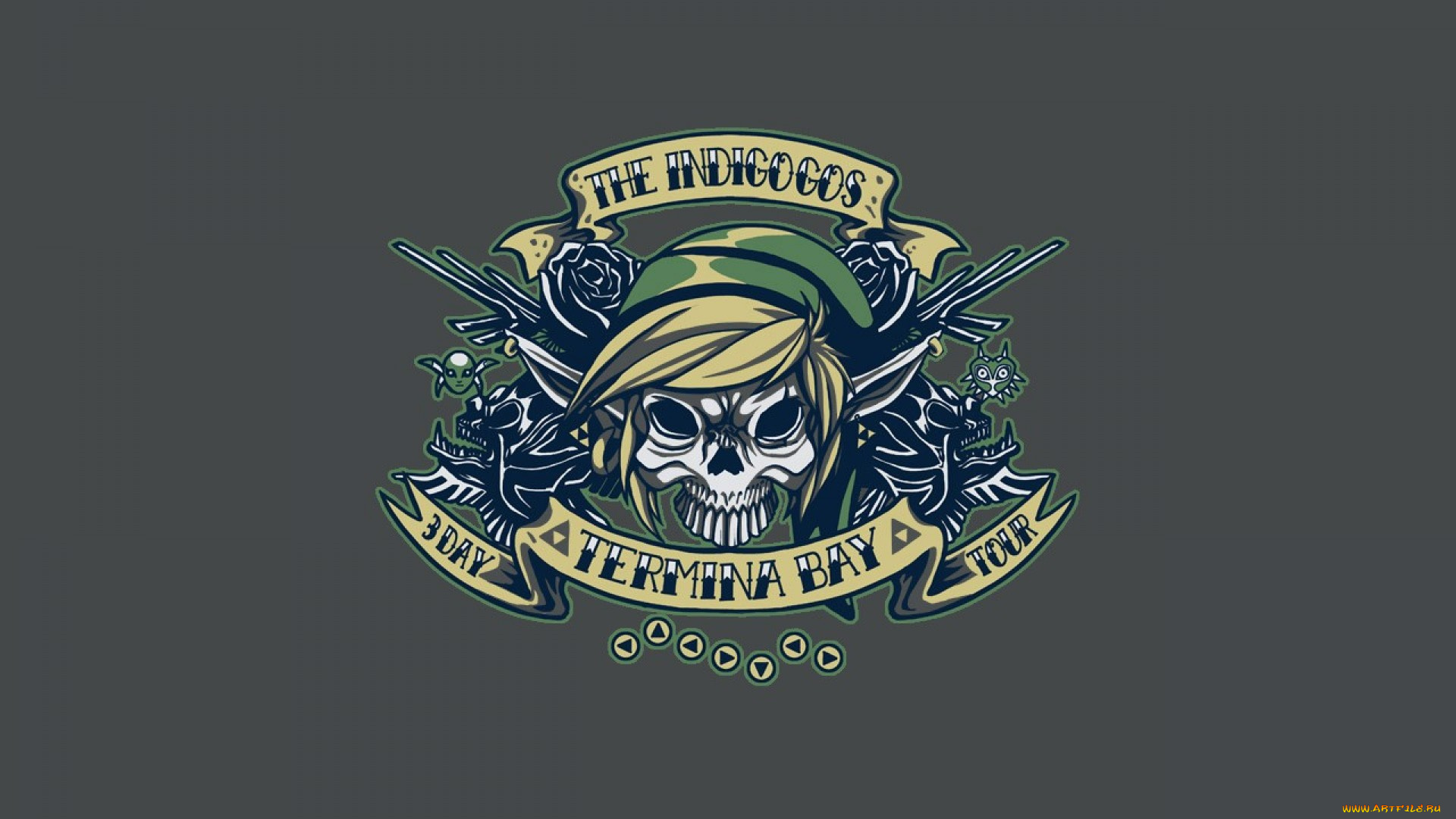 рисованные, минимализм, череп