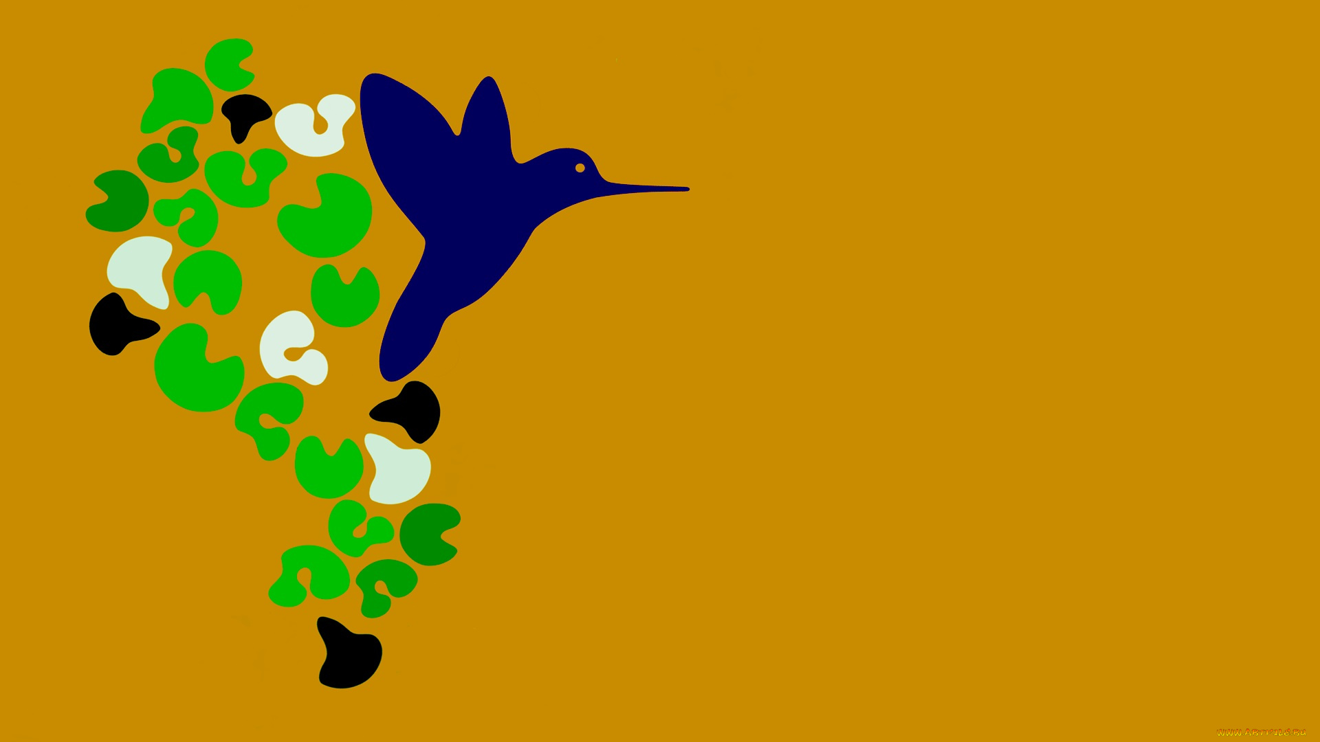 рисованные, минимализм, птица