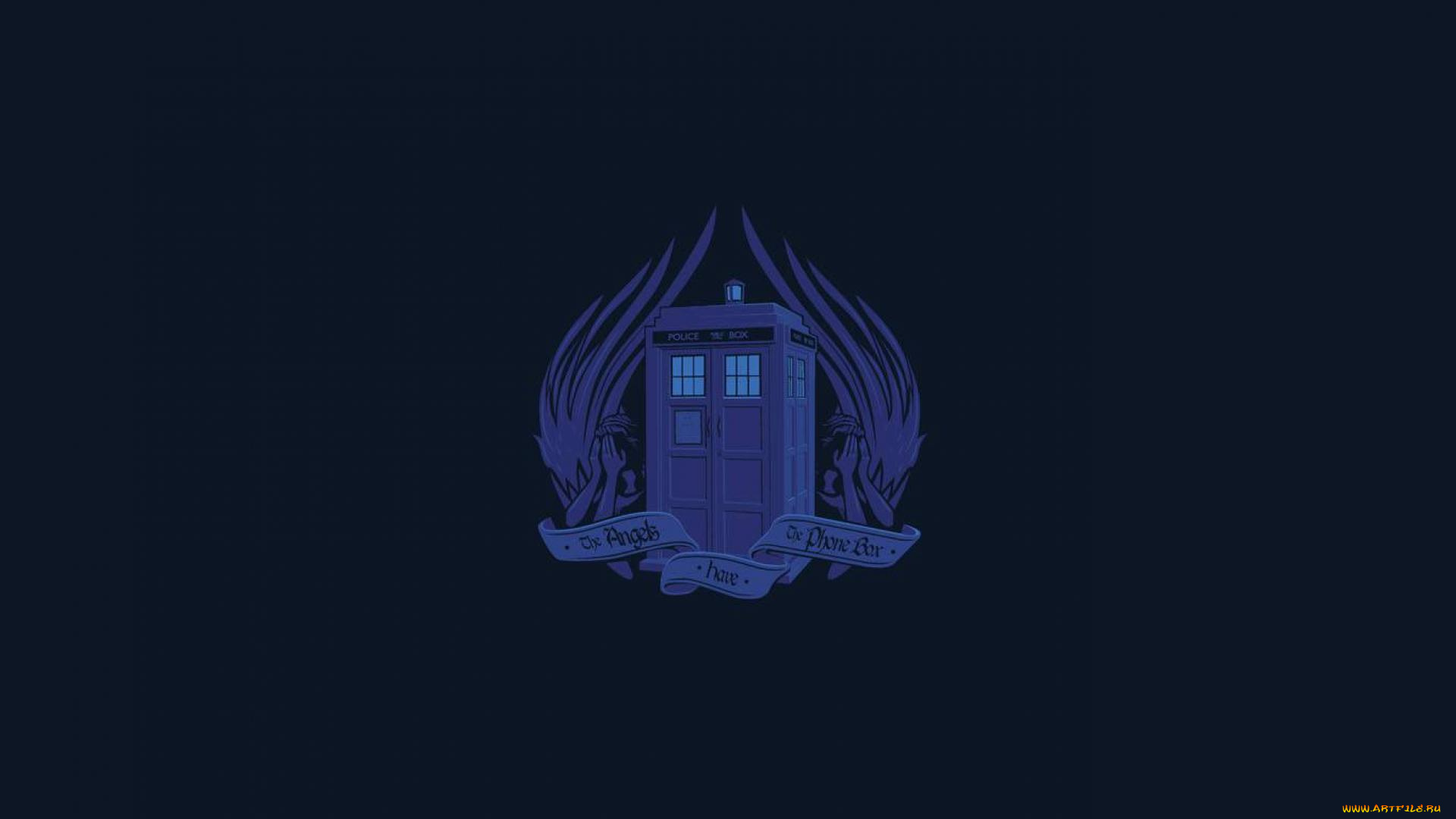 рисованные, минимализм, синий