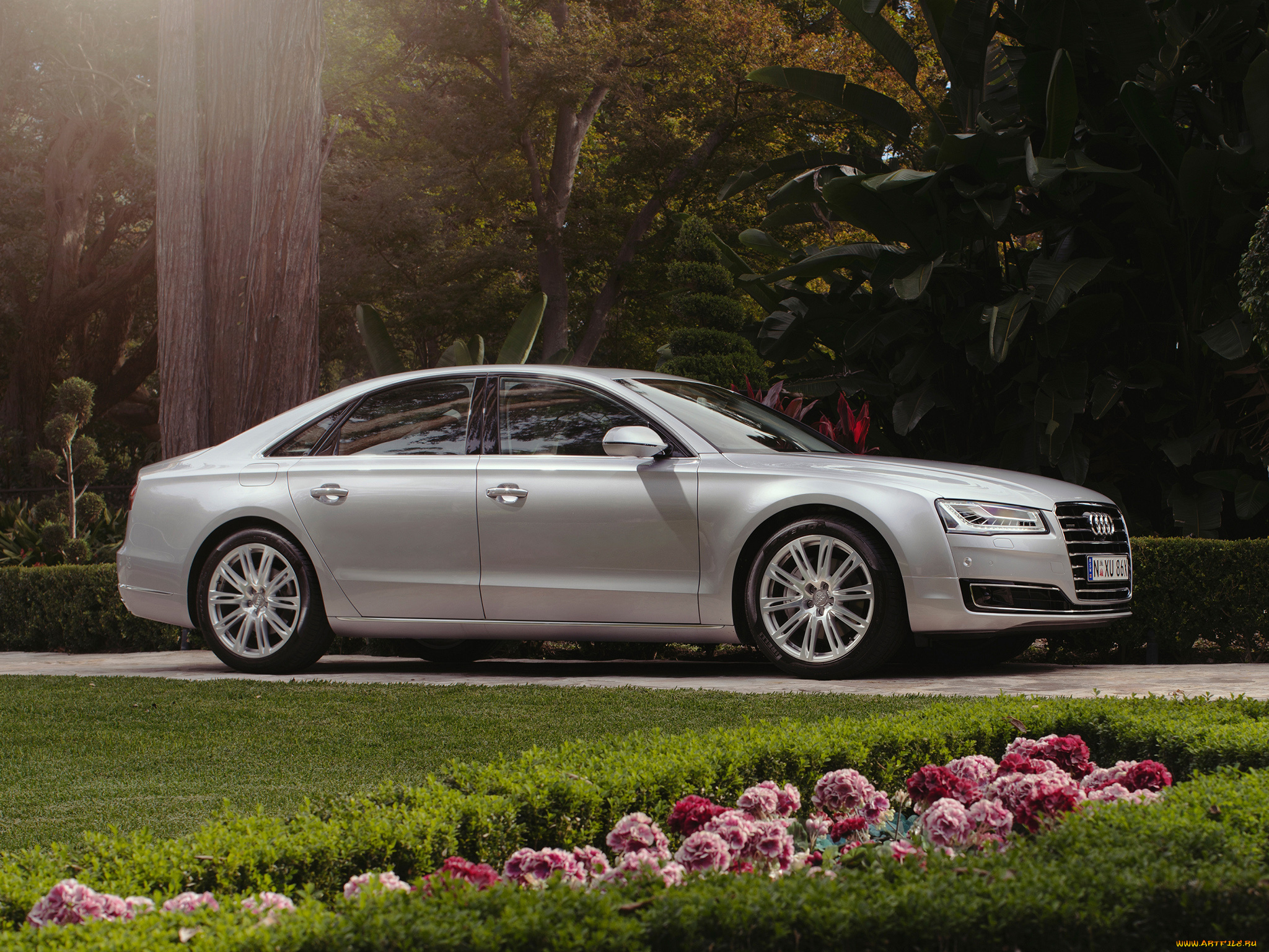 автомобили, audi, au-spec, quattro, 3-0tdi, a8, d4, 2014, светлый