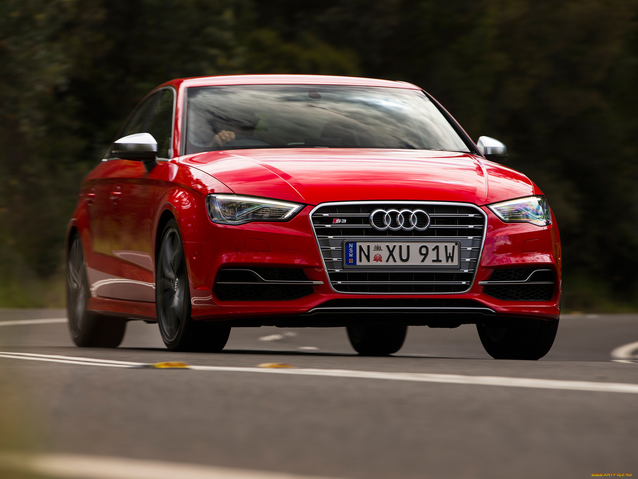 автомобили, audi, красный, s3, 2014г, 8v, au-spec, sedan