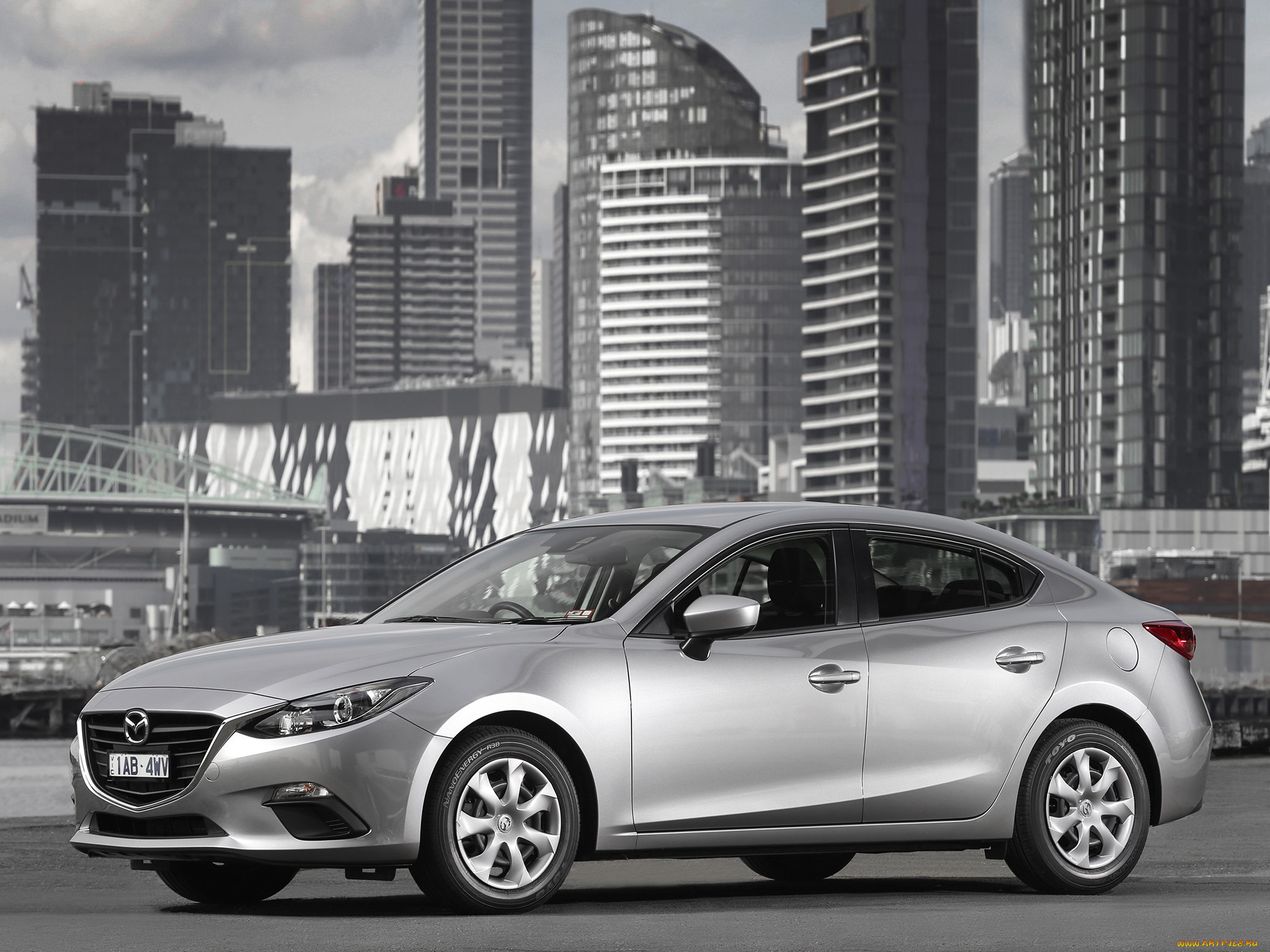 автомобили, mazda, au-spec, sedan, mazda3, серый, 2014г, bm