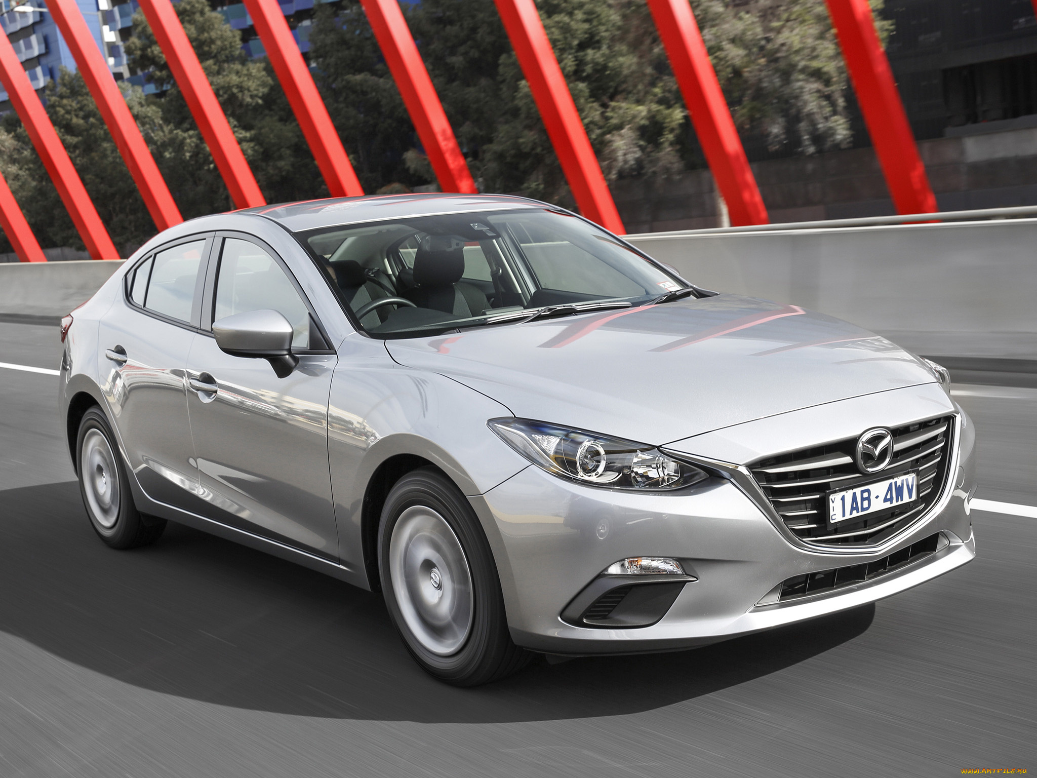 автомобили, mazda, серый, 2014г, bm, au-spec, sedan, mazda3