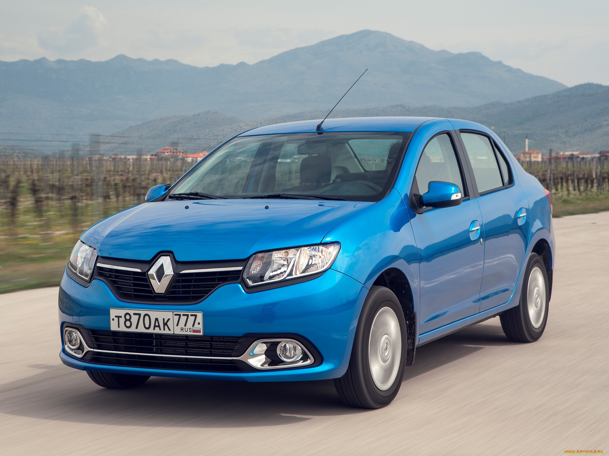 автомобили, renault, 2014г, синий, ru-spec, logan