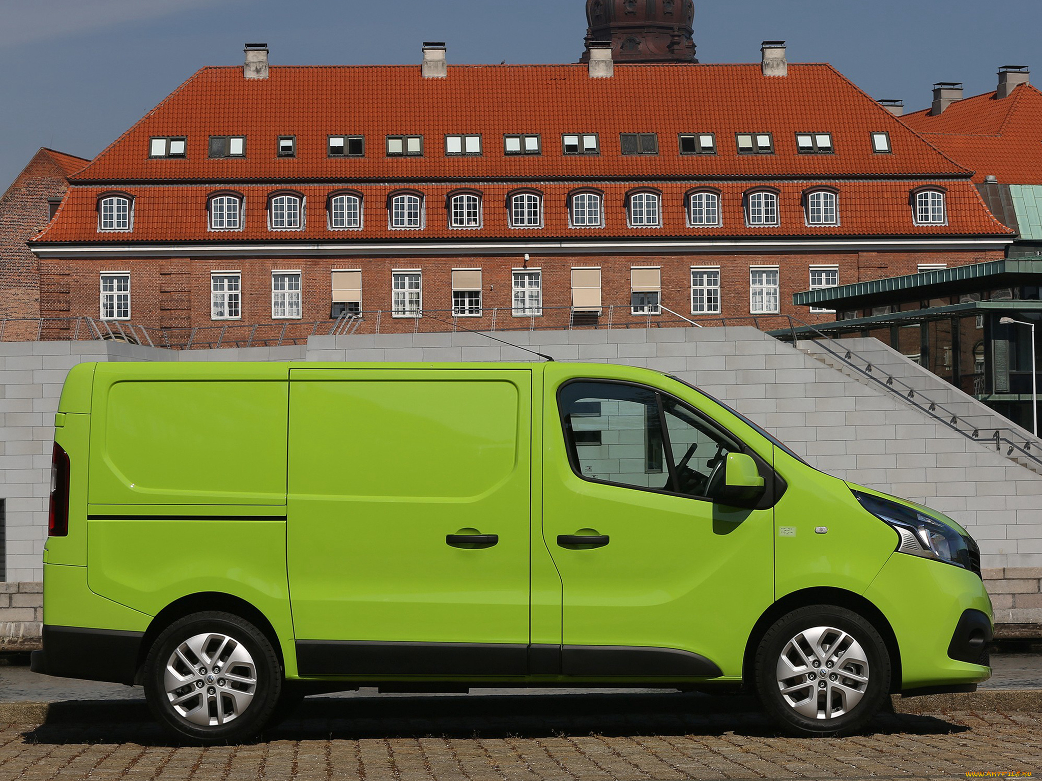 автомобили, renault, trucks, 2014, г, van, trafic, renault, зеленый