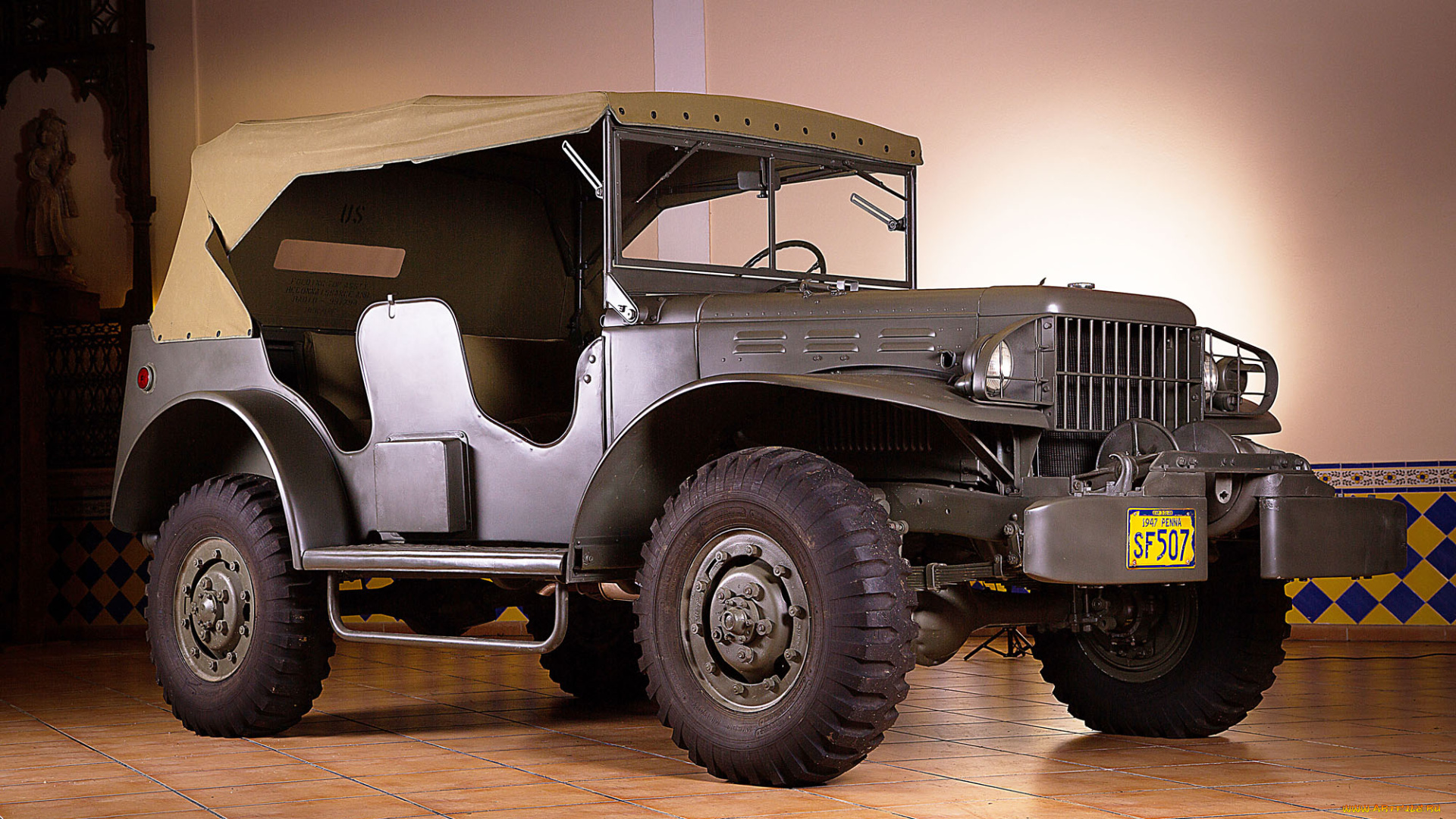 1944, dodge, wc-57, command, car, автомобили, dodge