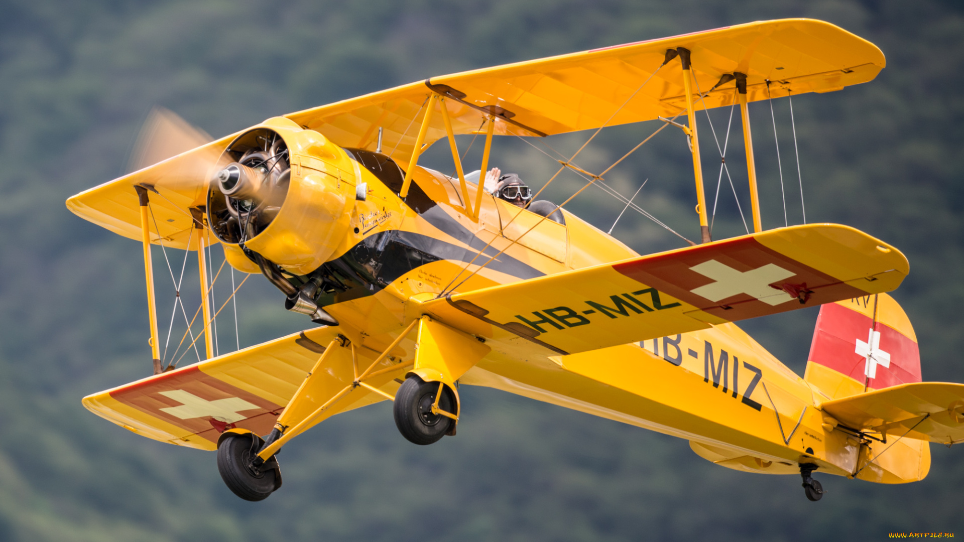авиация, лёгкие, одномоторные, самолёты, биплан