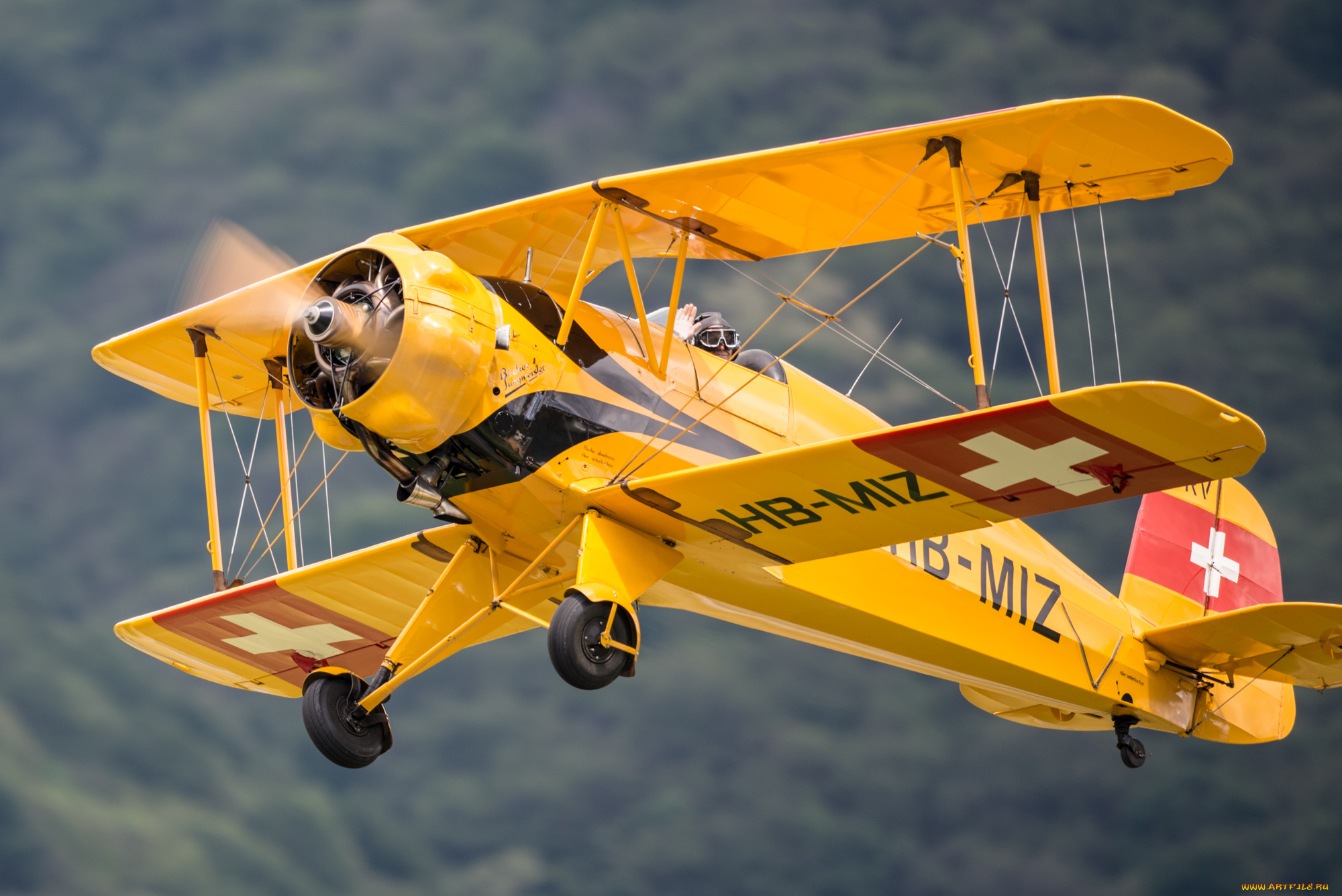 авиация, лёгкие, одномоторные, самолёты, биплан