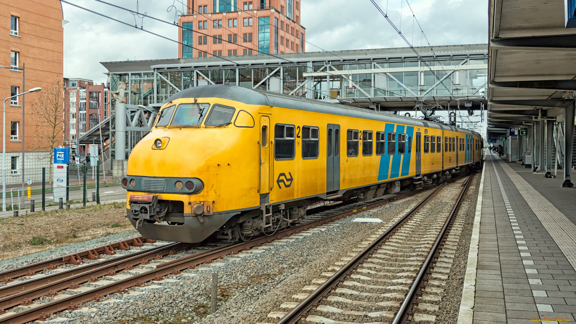 техника, поезда, рельсы, локомотив, состав