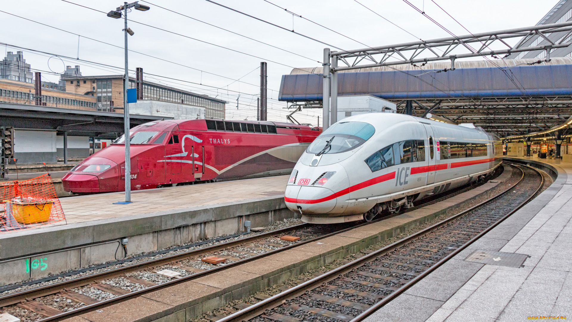 техника, поезда, рельсы, локомотив, состав