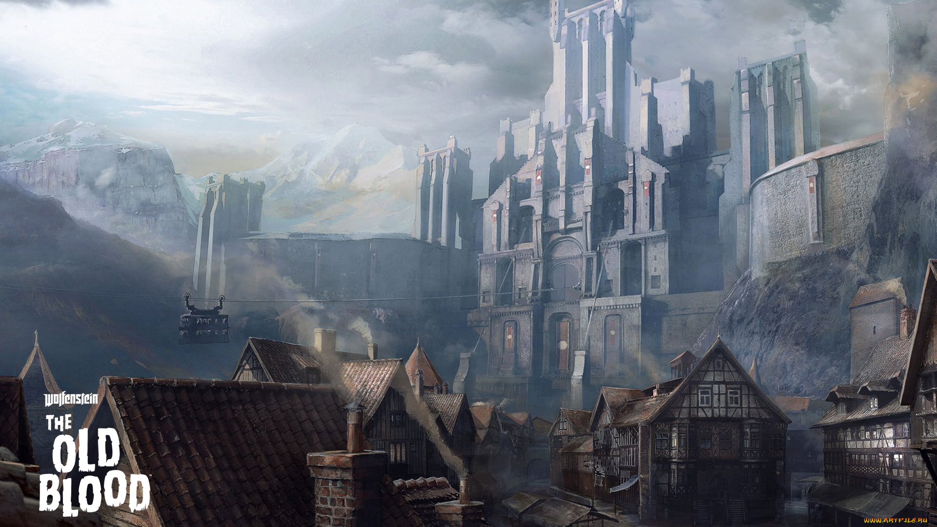 wolfenstein, , the, old, blood, видео, игры, шутер, action, the, old, blood