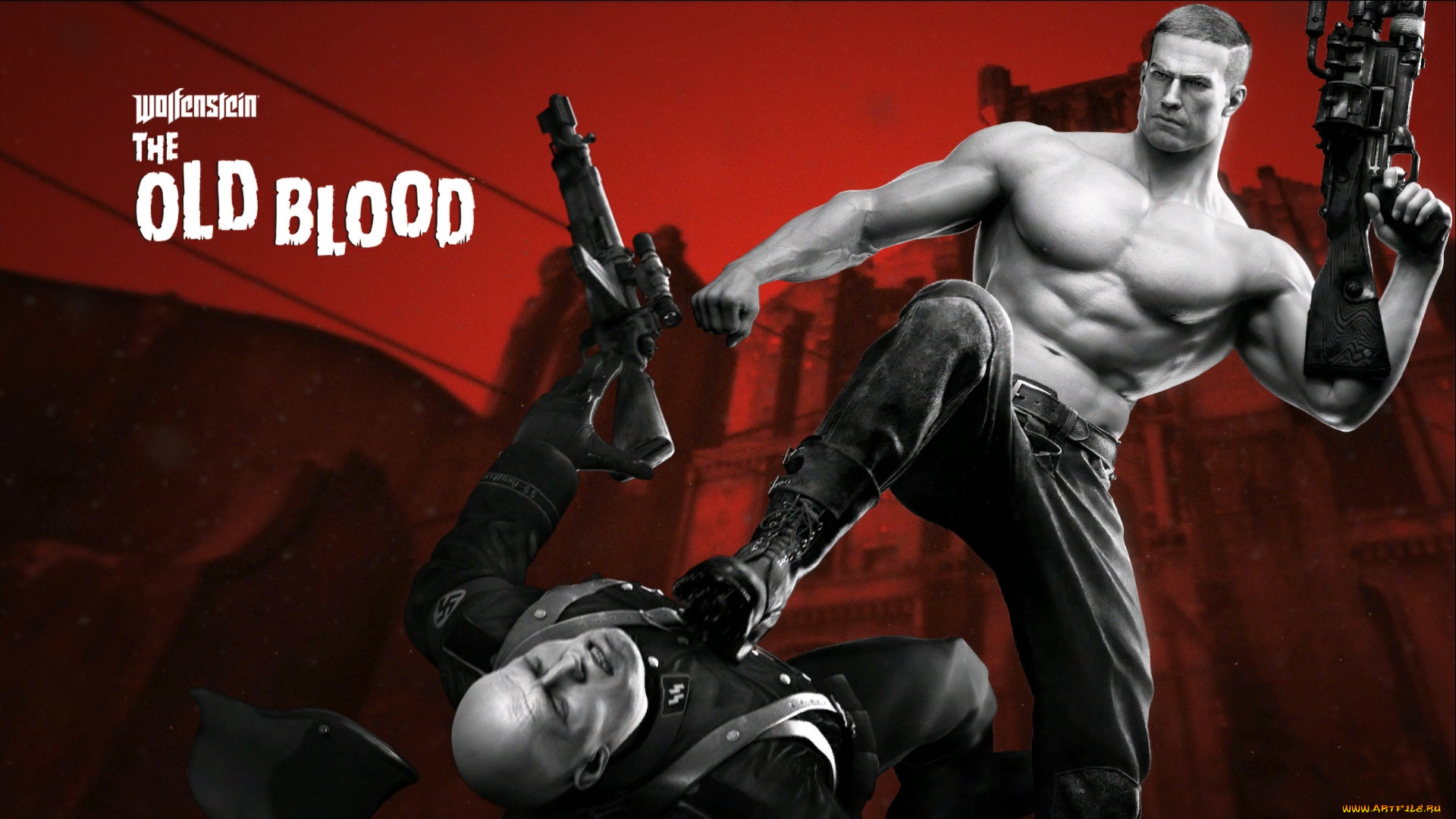 wolfenstein, , the, old, blood, видео, игры, the, old, blood, шутер, action