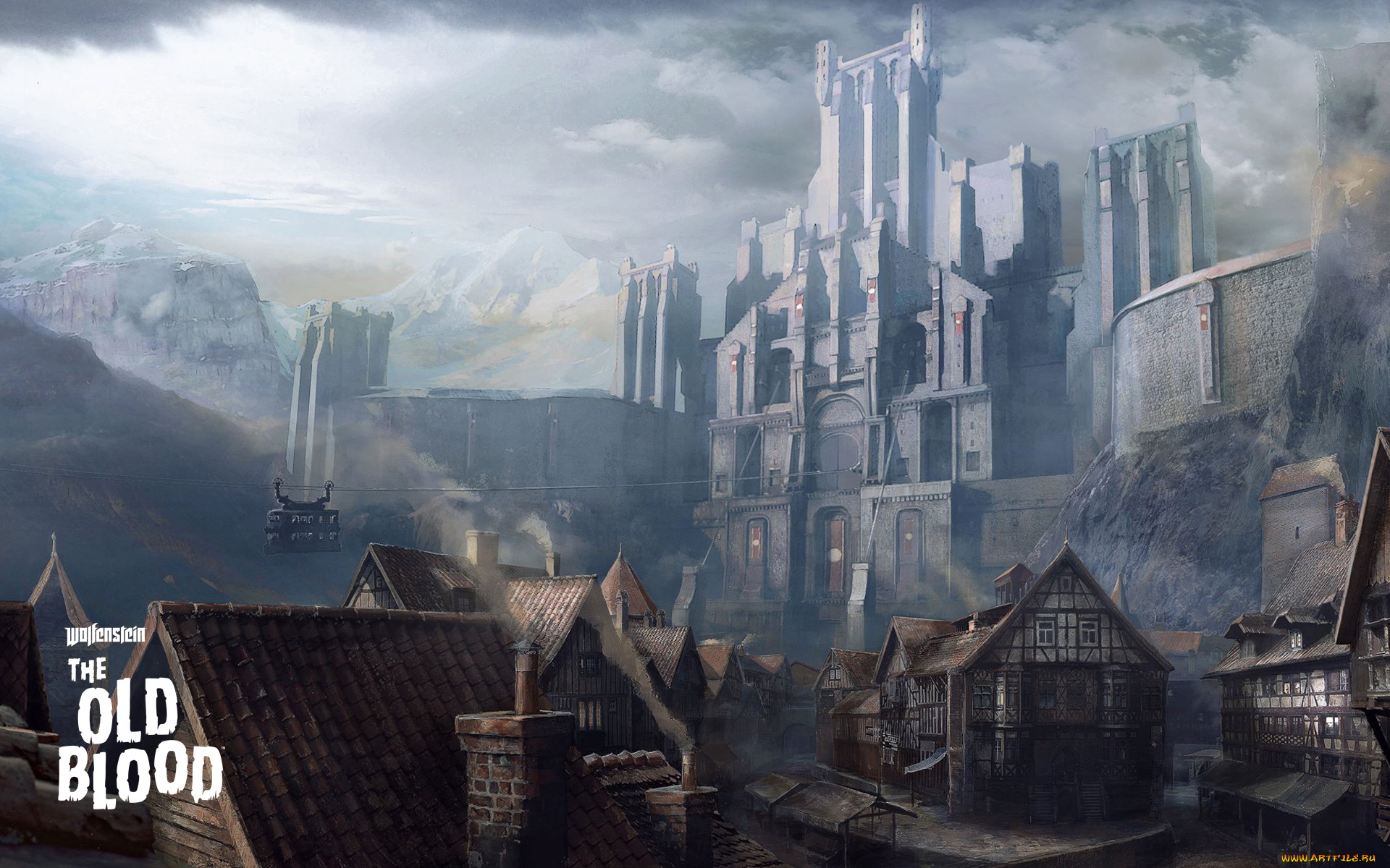 wolfenstein, , the, old, blood, видео, игры, шутер, action, the, old, blood