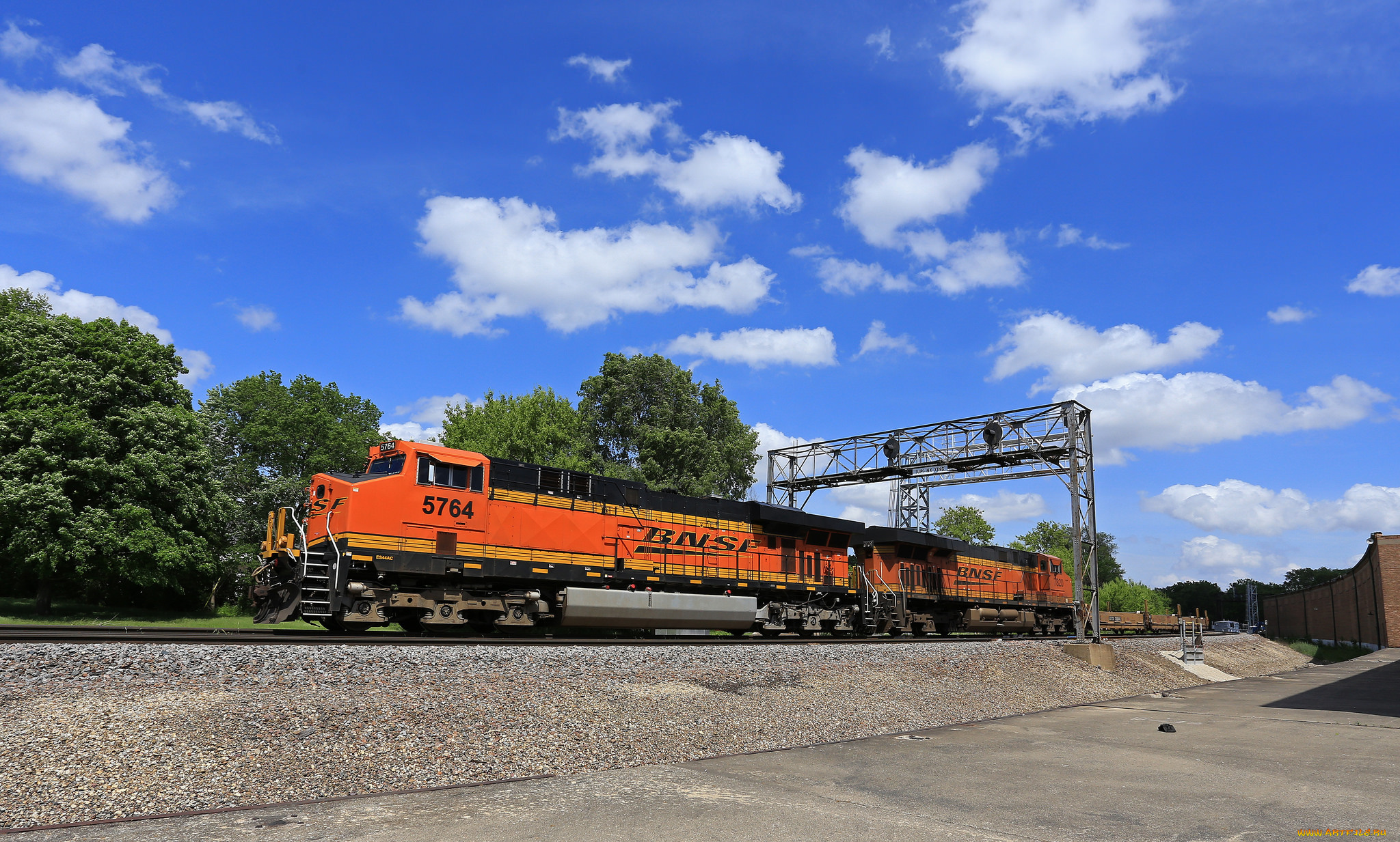 техника, поезда, рельсы, локомотив, состав