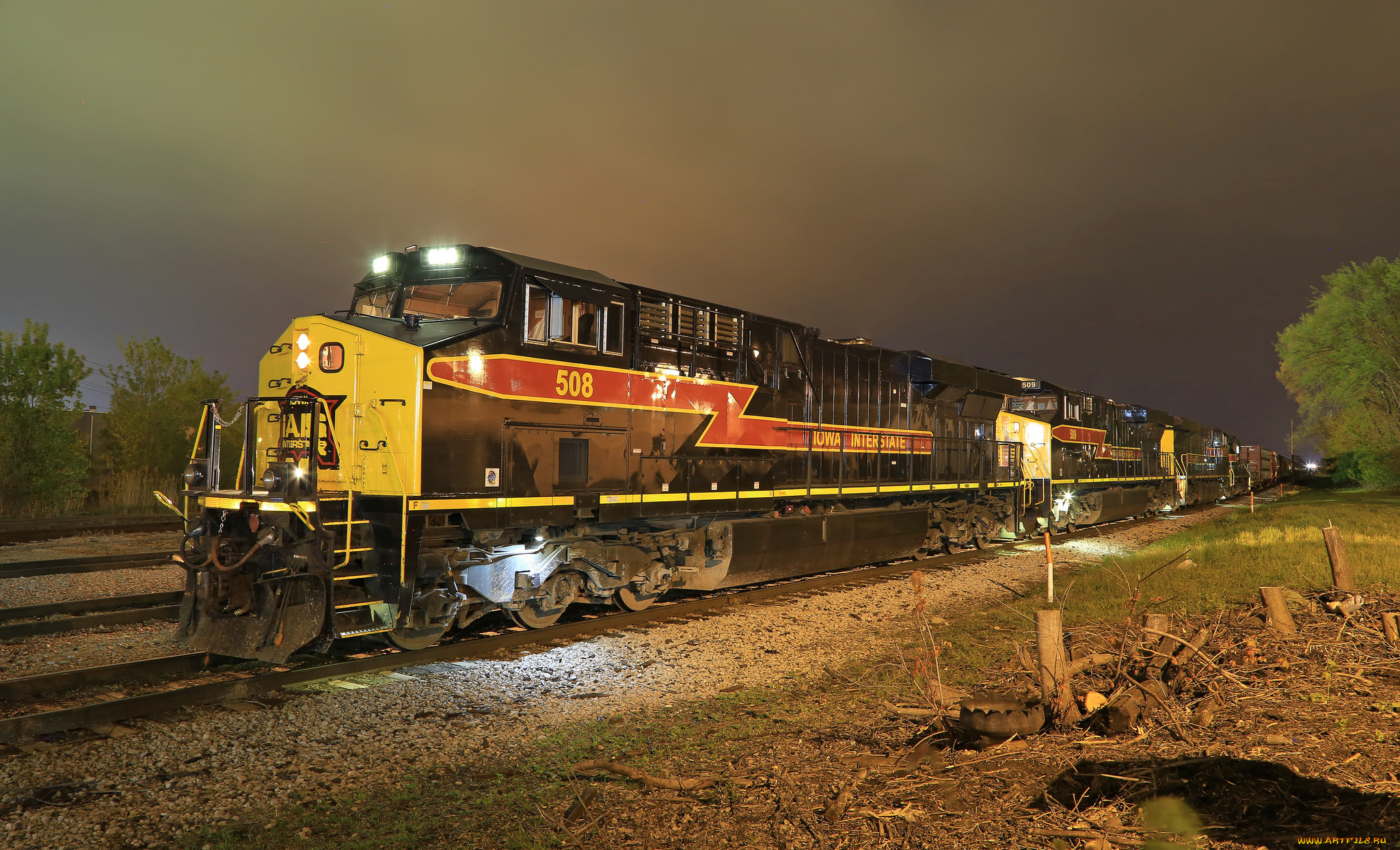 техника, поезда, рельсы, локомотив, состав