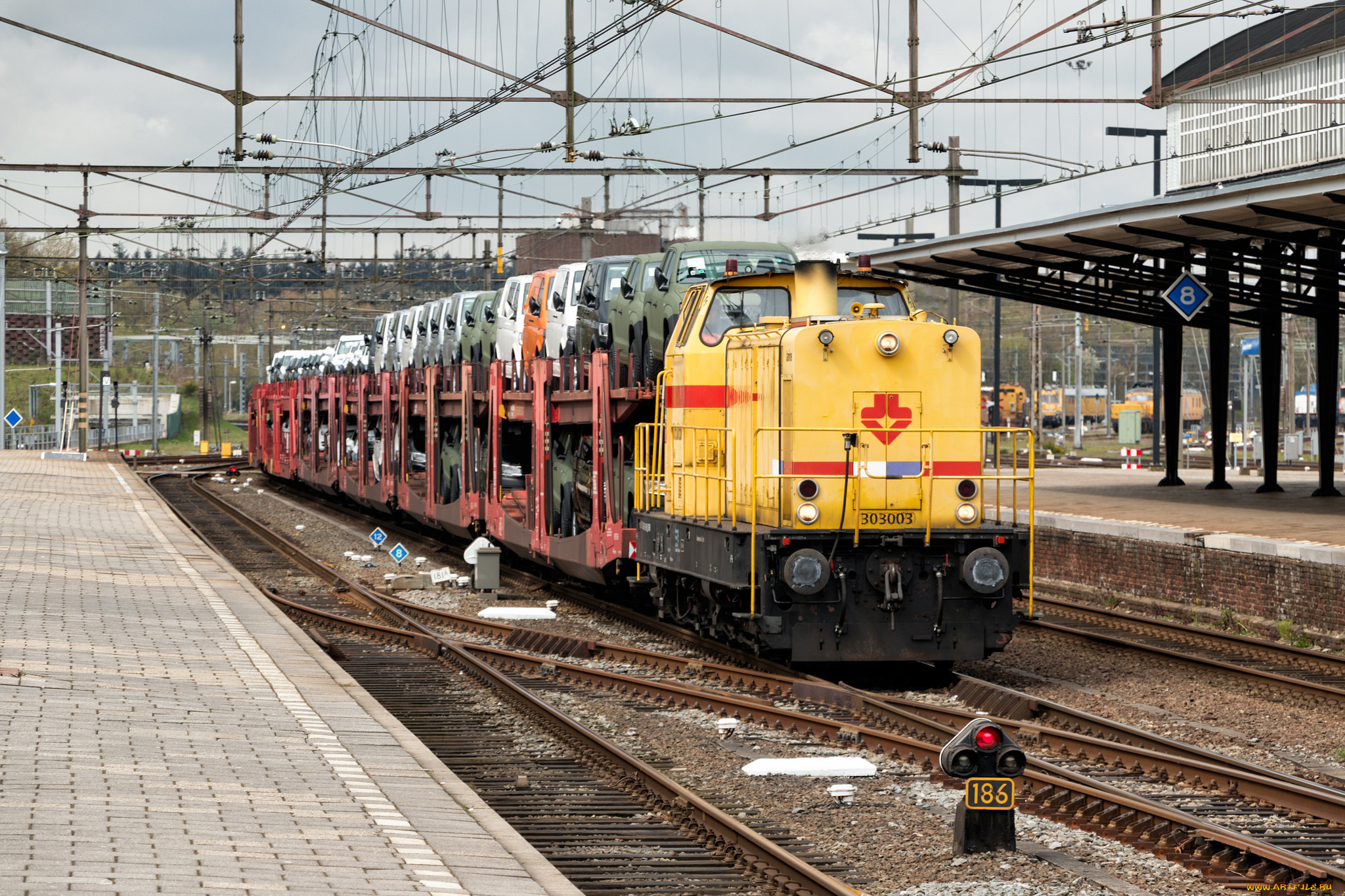 техника, поезда, рельсы, локомотив, состав