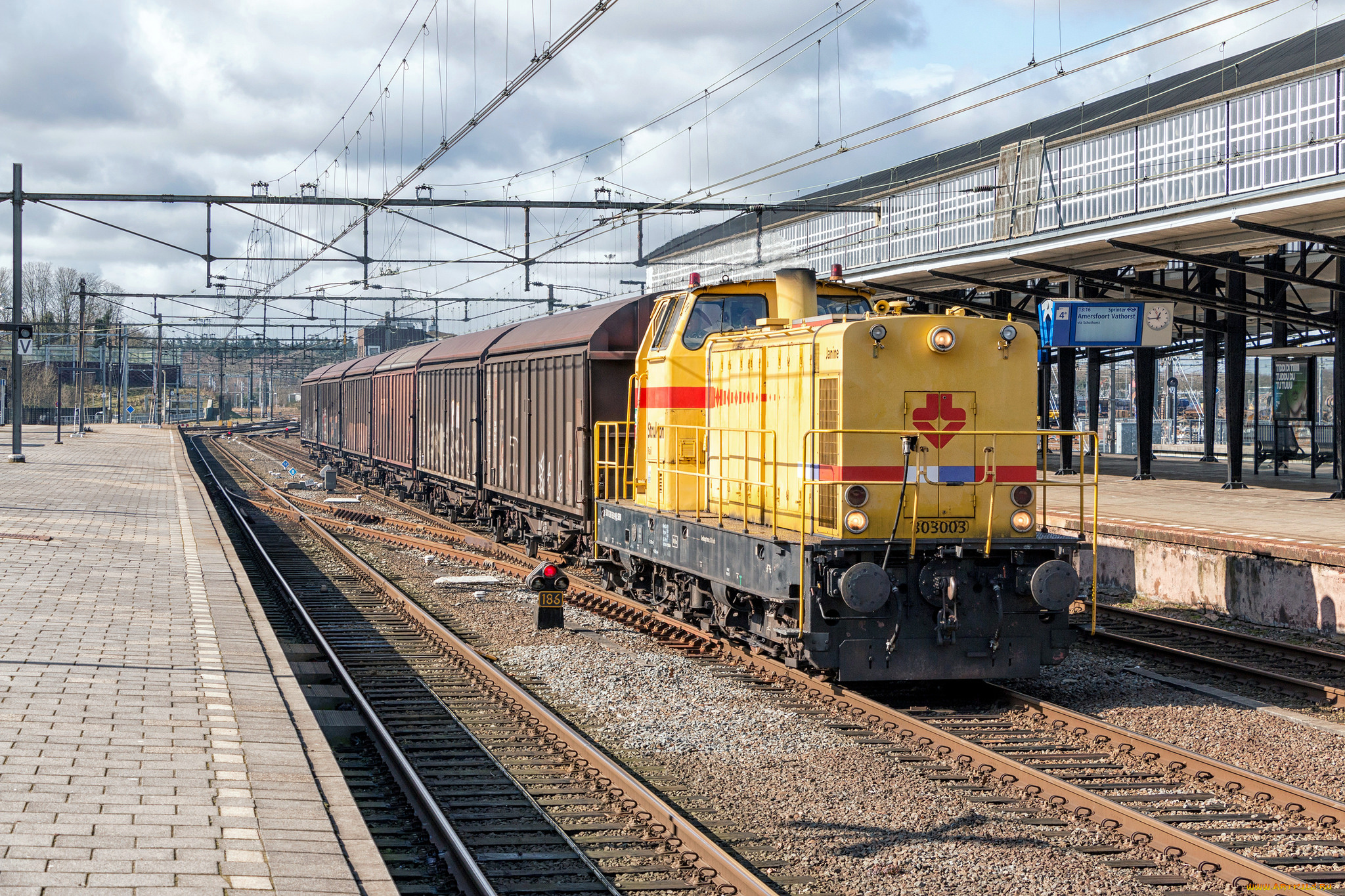 техника, поезда, рельсы, локомотив, состав