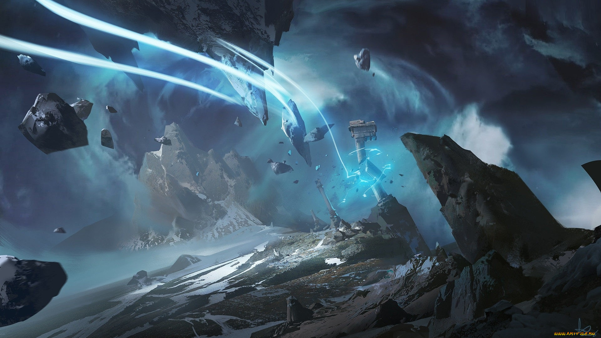 фэнтези, иные, миры, , иные, времена, фентези, ling, xiang, арт, магия