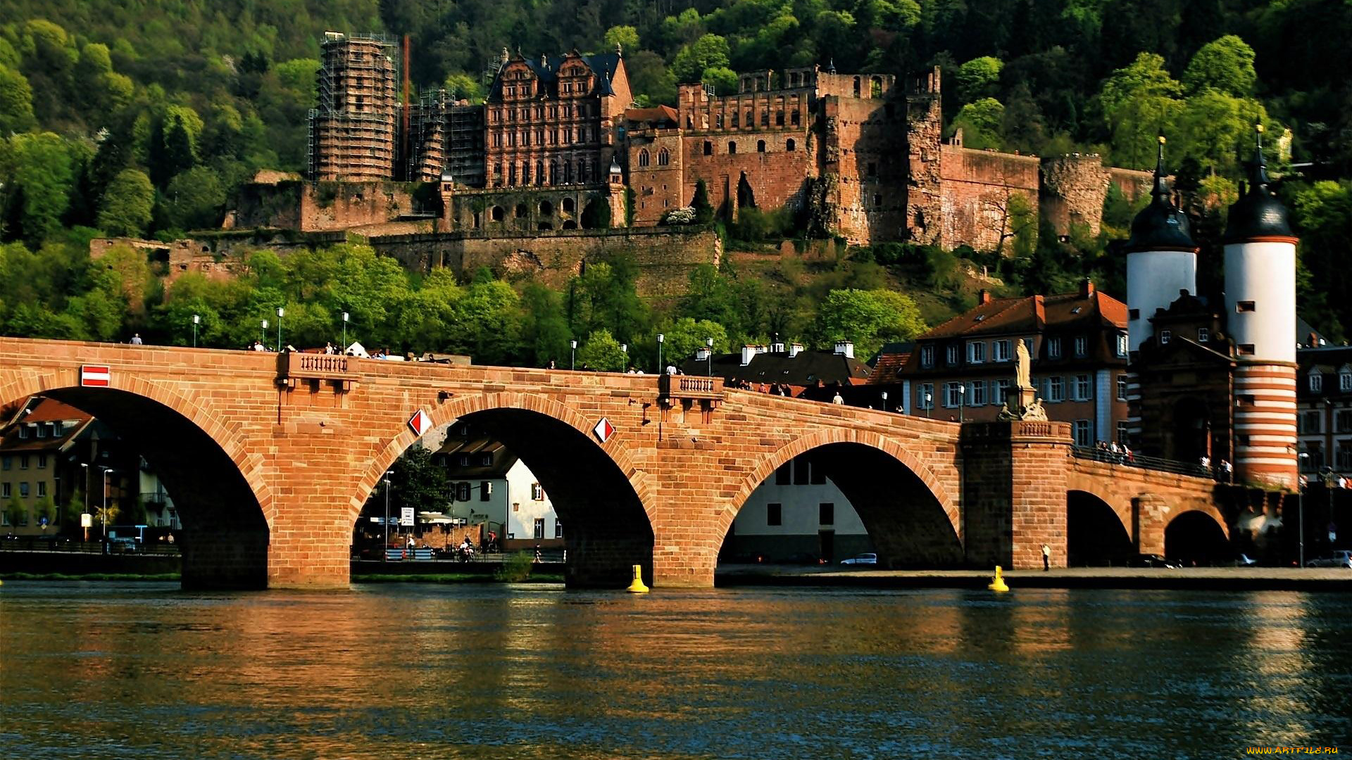 heidelberg, castle, города, замки, германии, heidelberg, castle