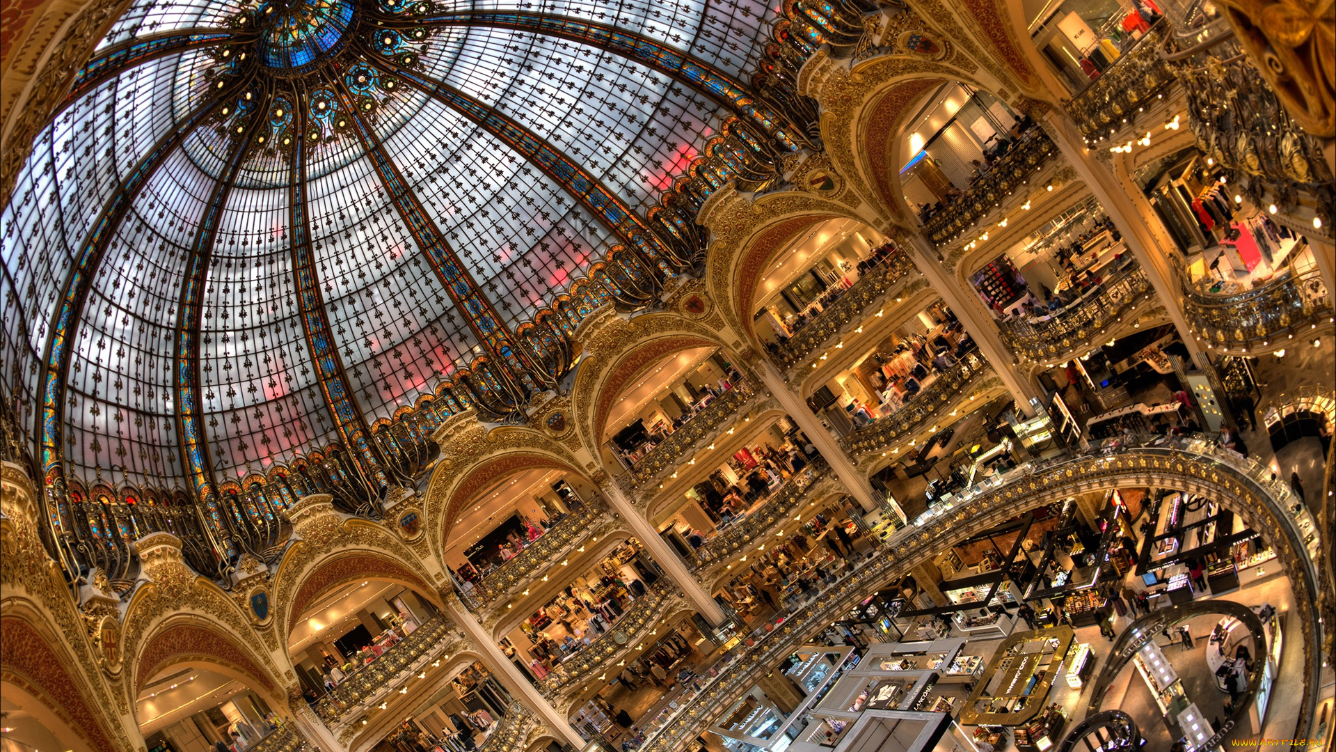 интерьер, казино, , торгово-развлекательные, центры, франция, париж, магазин, универмаг, галерея, лафайет