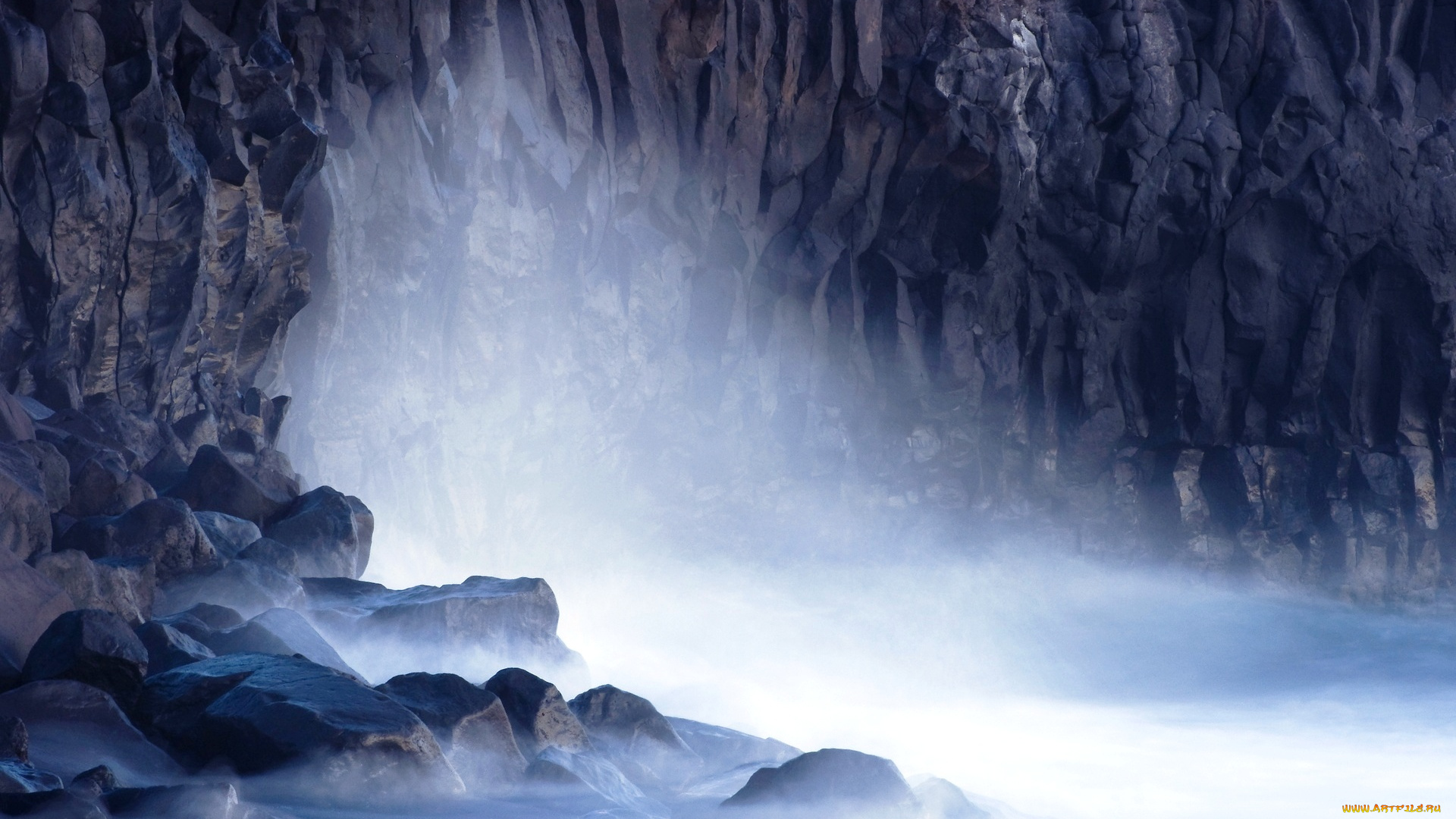 ла, пальма, , испания, природа, горы, озеро, свет, камни, пещера