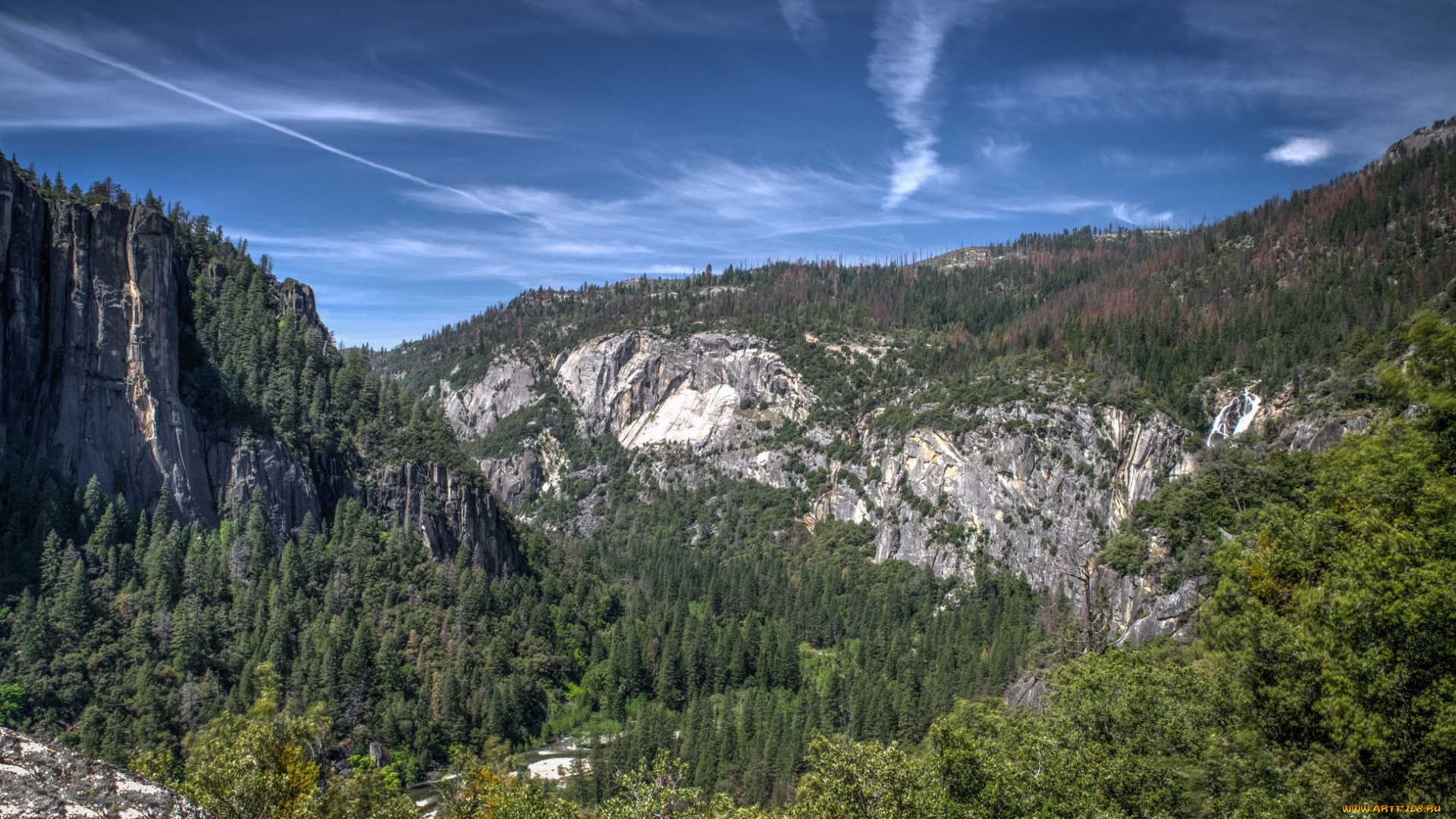 природа, горы, простор