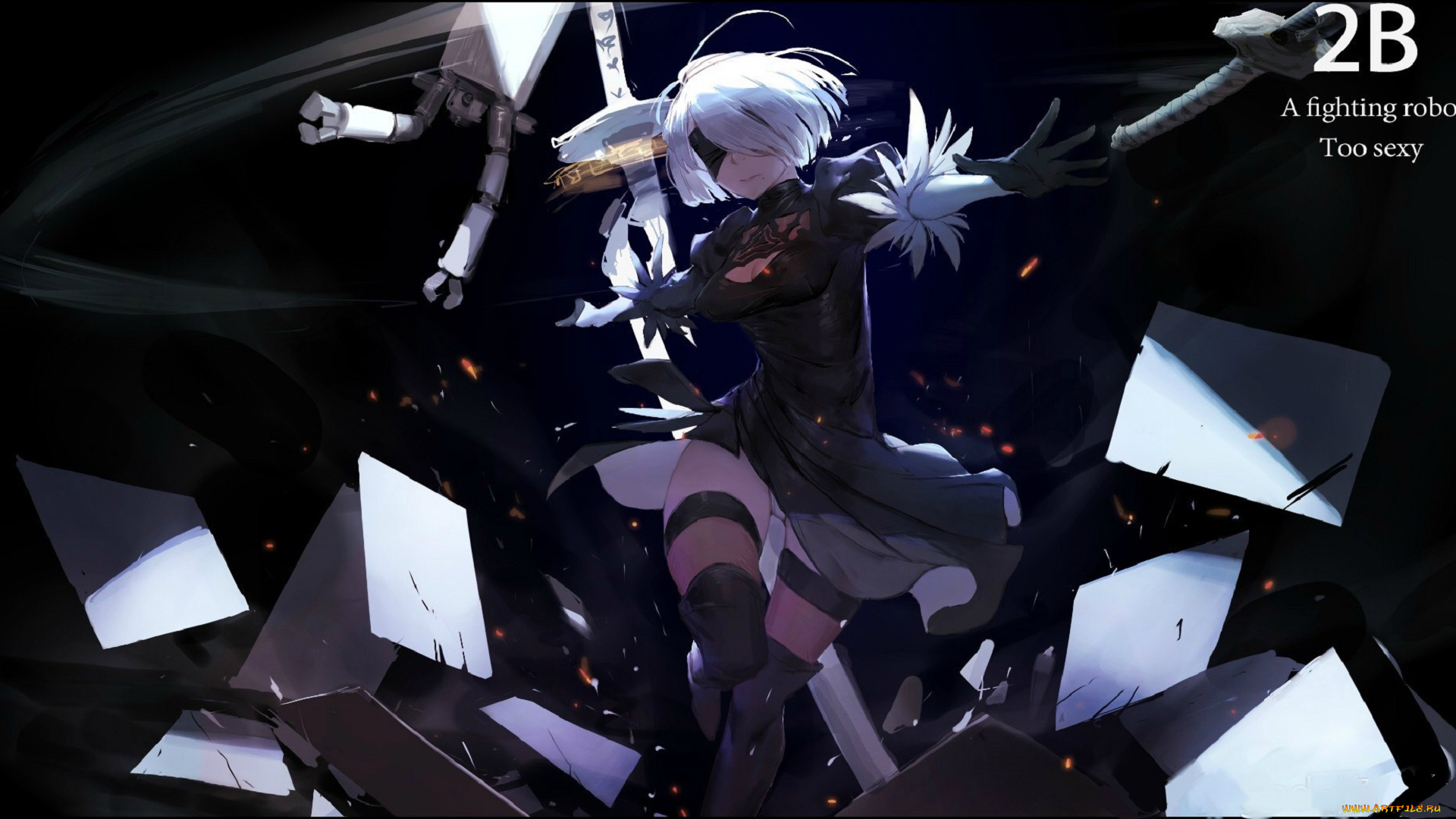 видео, игры, nier, , automata, automata