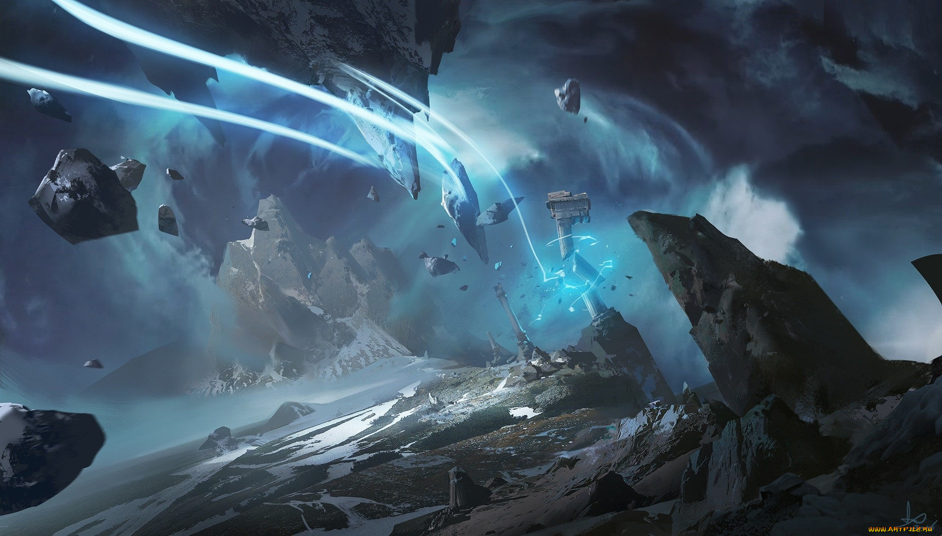 фэнтези, иные, миры, , иные, времена, фентези, ling, xiang, арт, магия