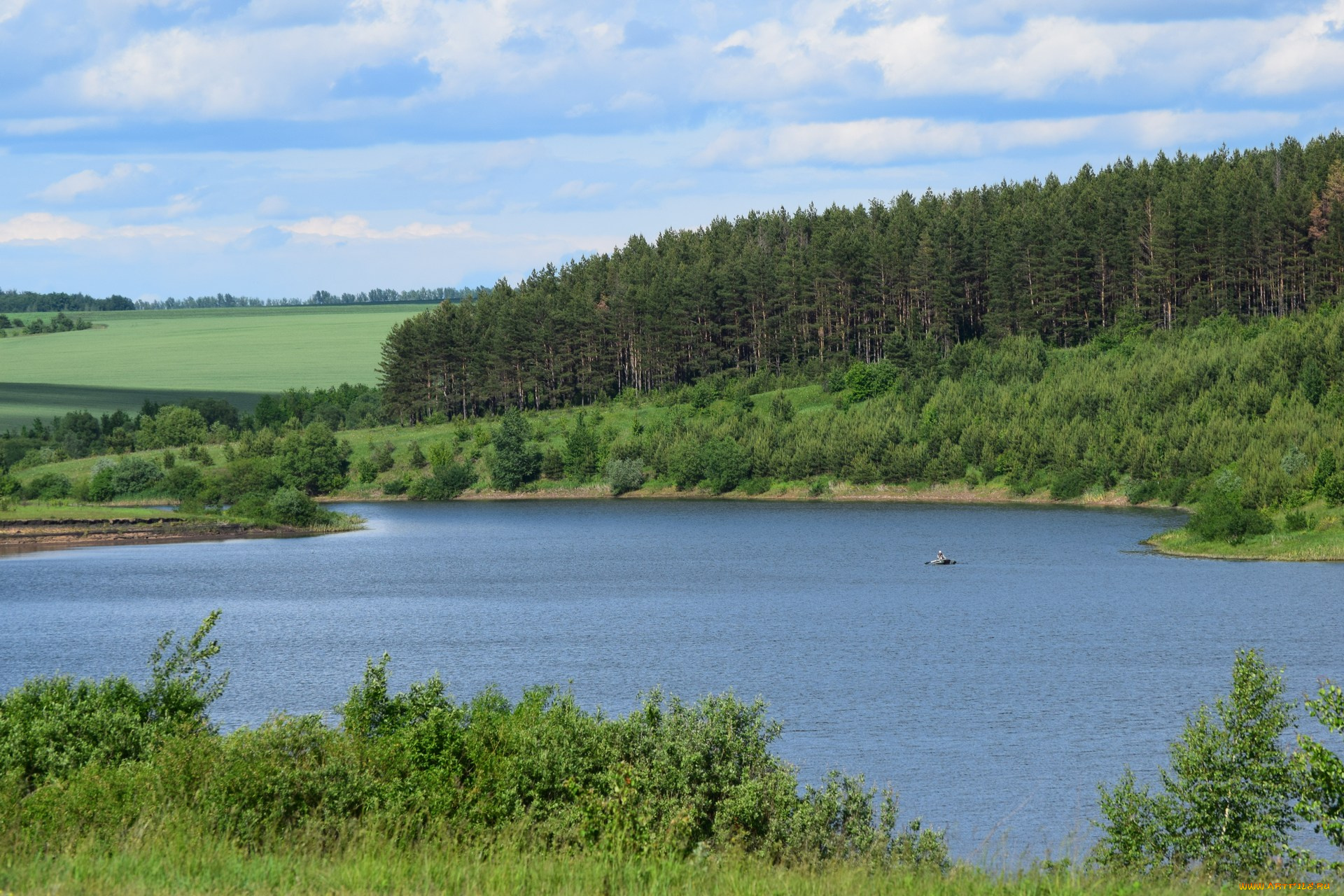 природа, реки, озера, лес, озеро