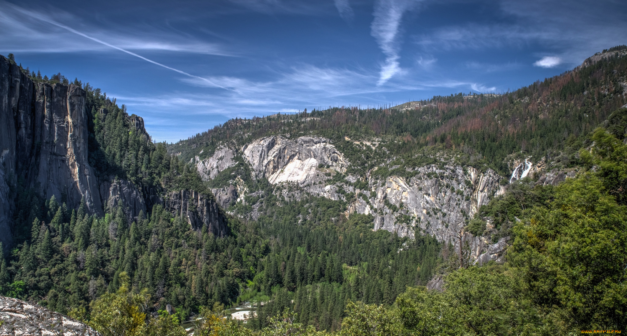 природа, горы, простор