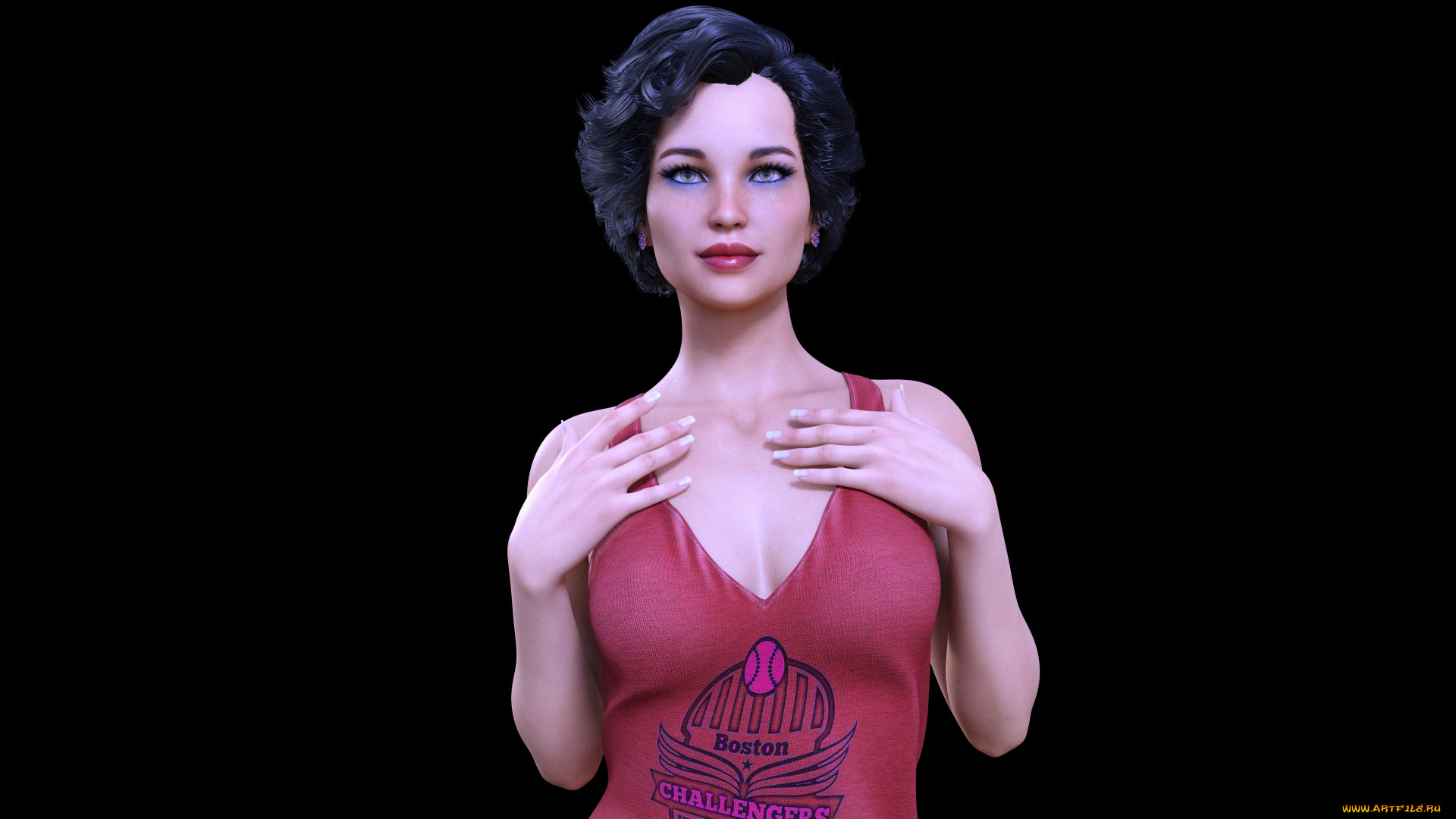 3д, графика, люди, , people, девушка, фон, взгляд