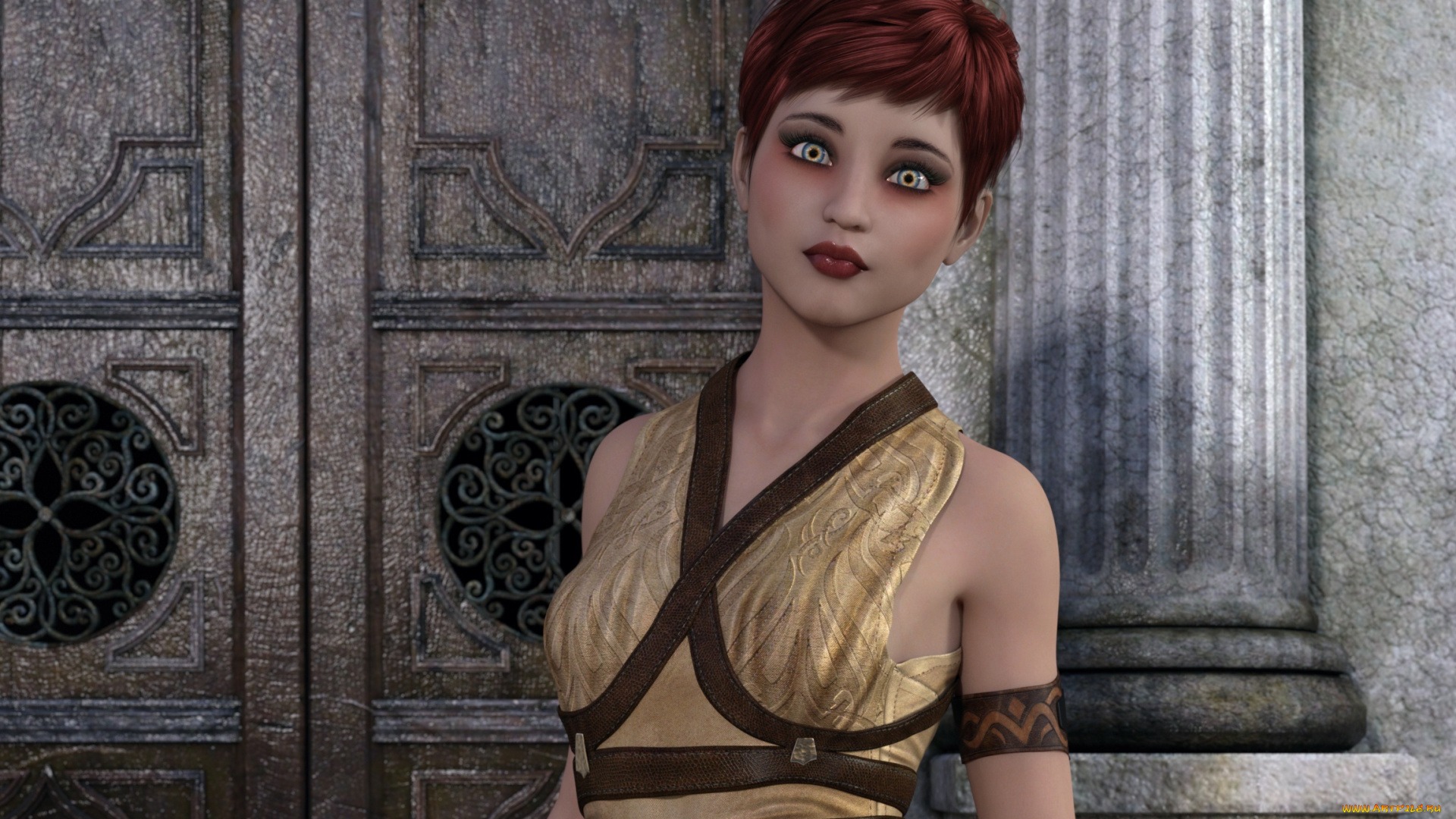 3д, графика, люди, , people, фон, взгляд, девушка