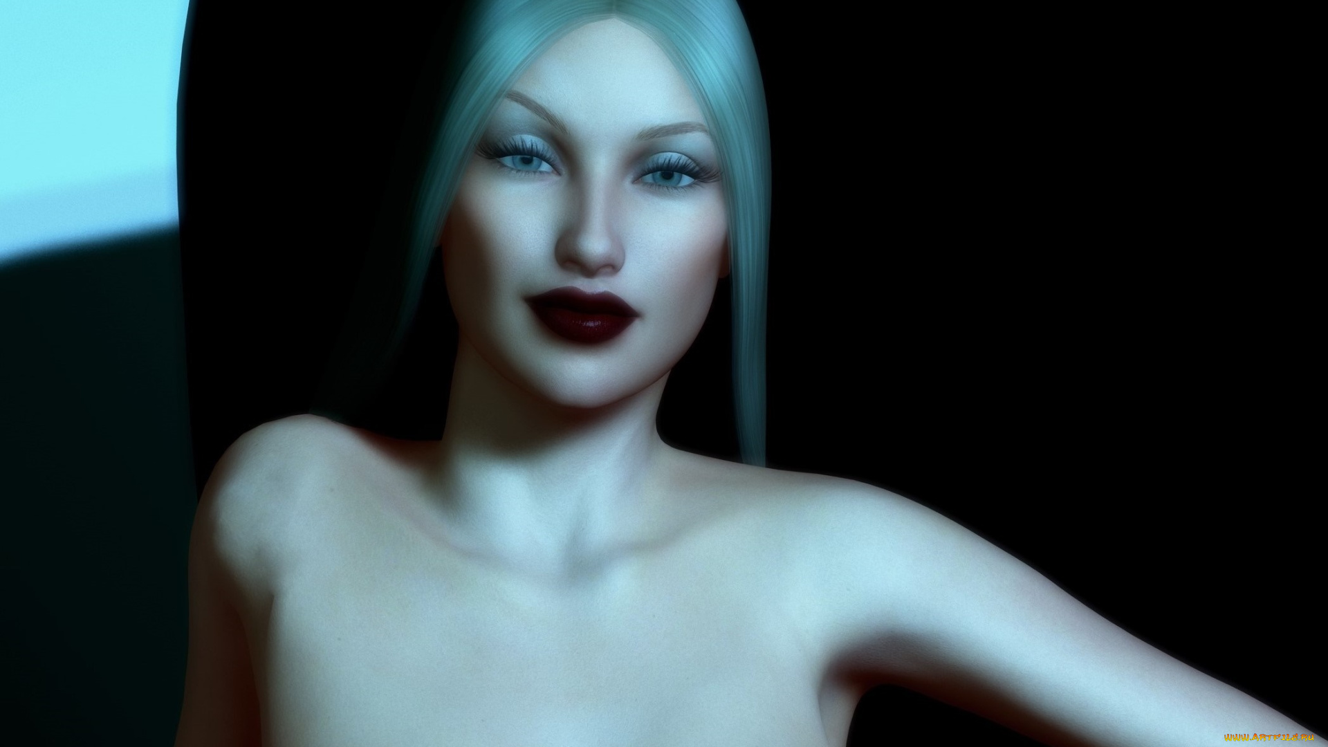 3д, графика, портрет, , portraits, девушка, фон, взгляд