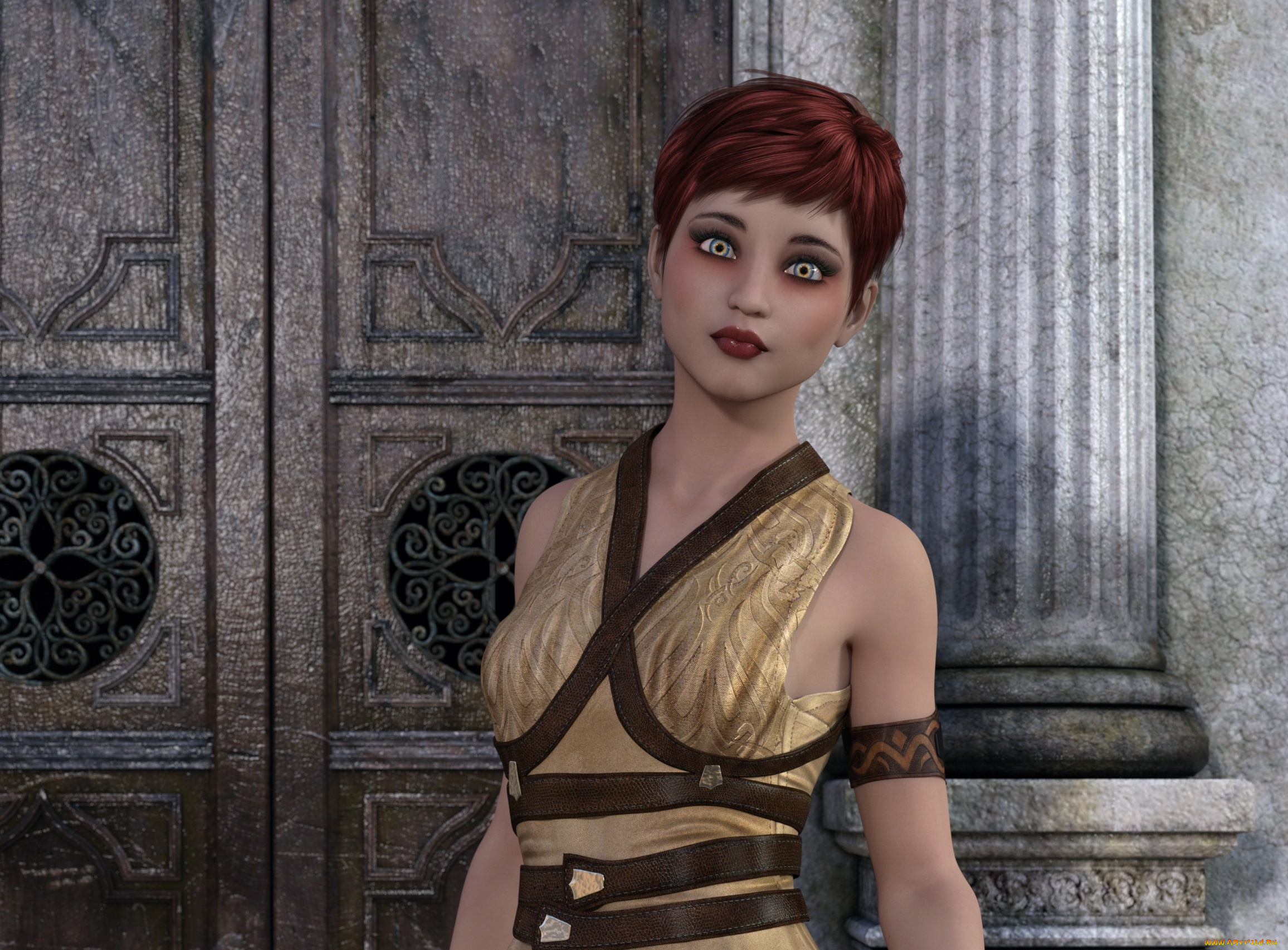 3д, графика, люди, , people, фон, взгляд, девушка