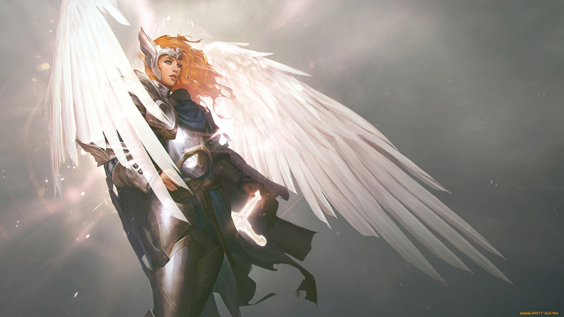 фэнтези, ангелы, девушка