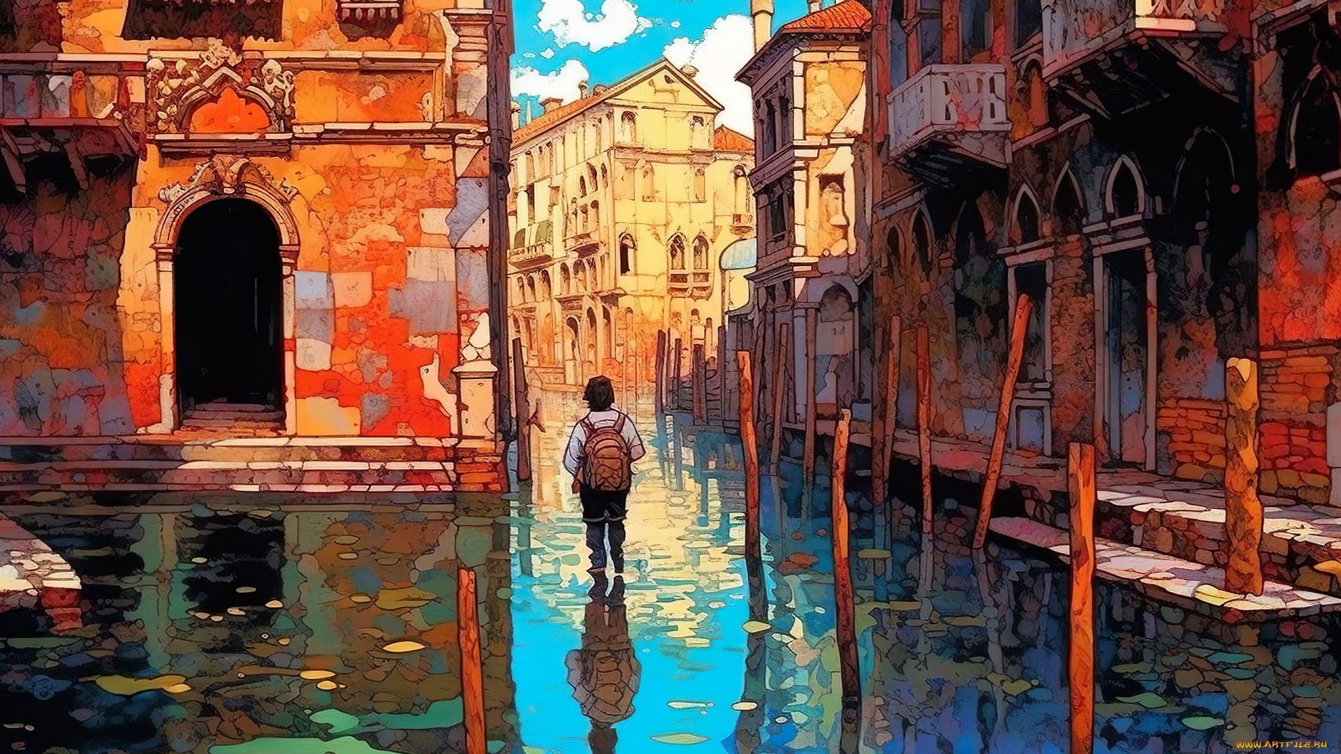 аниме, город, , улицы, , интерьер, , здания, нейросети, графика, нейроарт, ai, art, нейронные, сети, рисунки, нейро, искусство