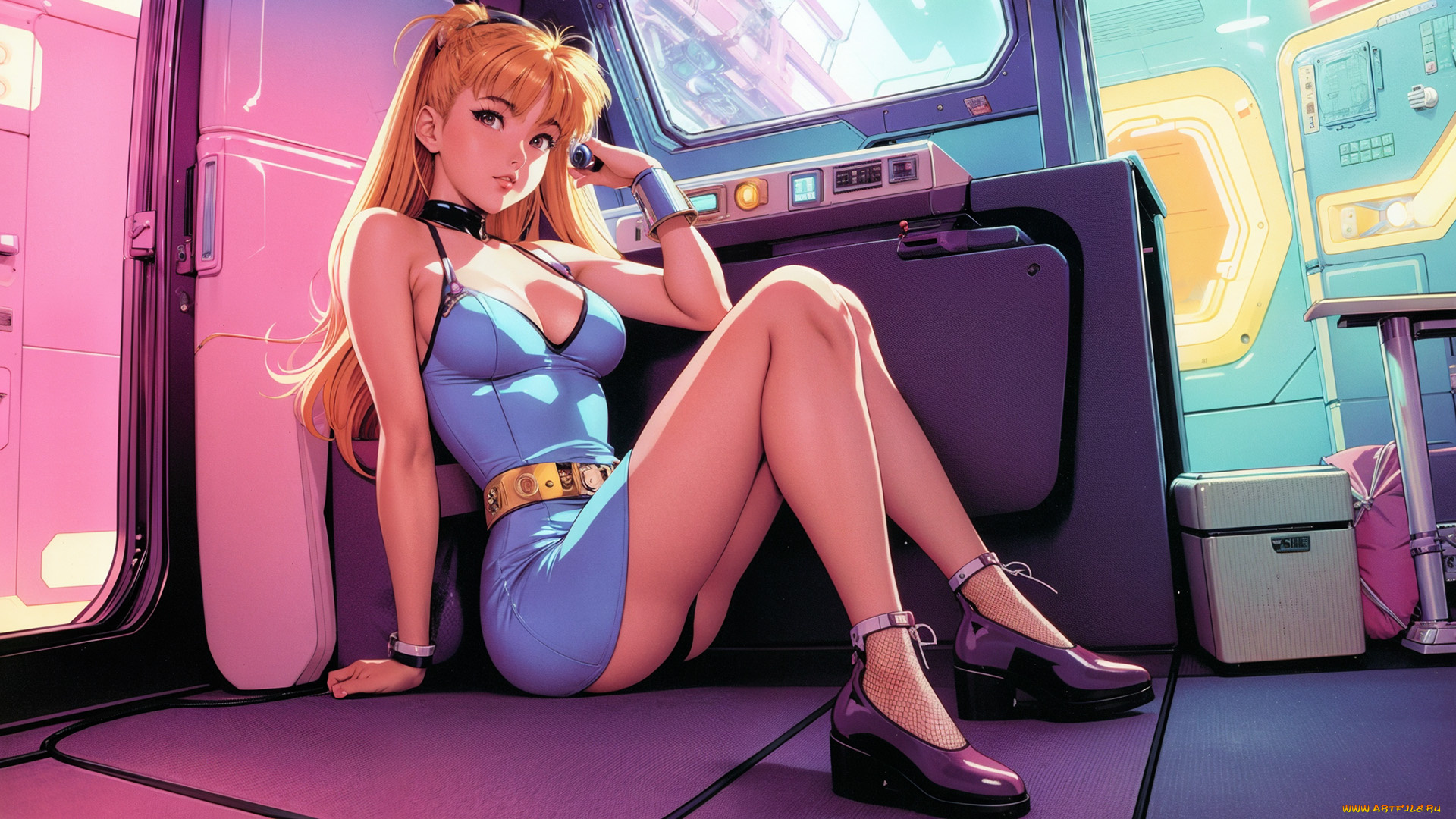 аниме, город, , улицы, , интерьер, , здания, нейросети, графика, нейроарт, ai, art, нейронные, сети, рисунки, нейро, искусство, vintage, 90s, anime