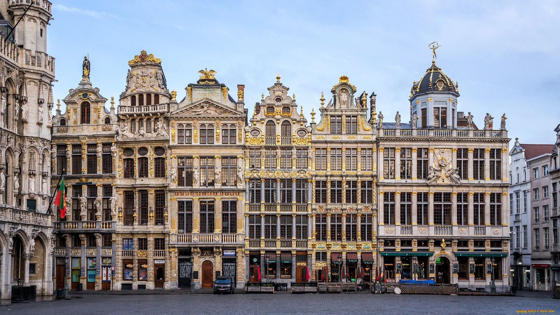 города, брюссель, , бельгия, старинные, здания