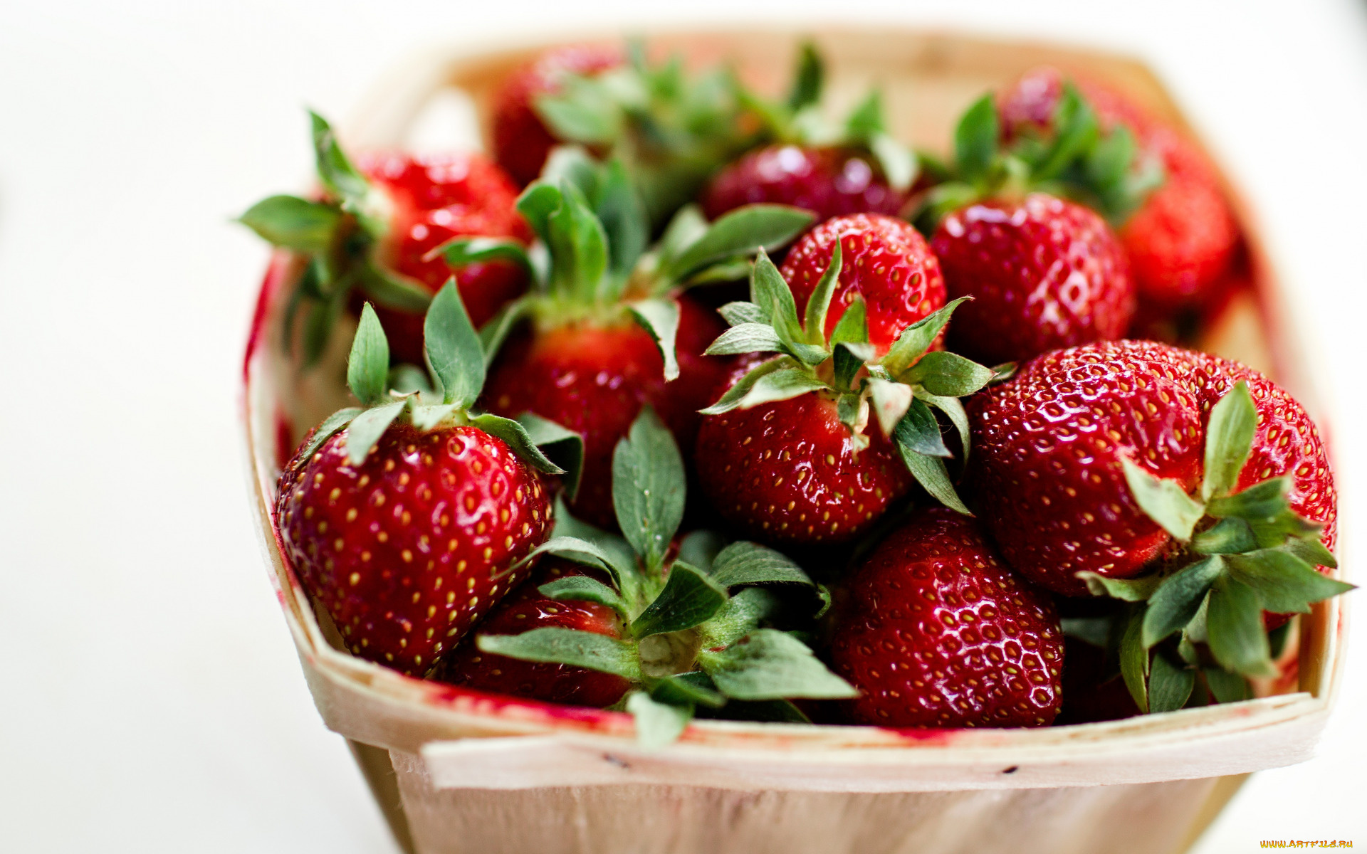 еда, клубника, , земляника, корзинка, ягоды, макро