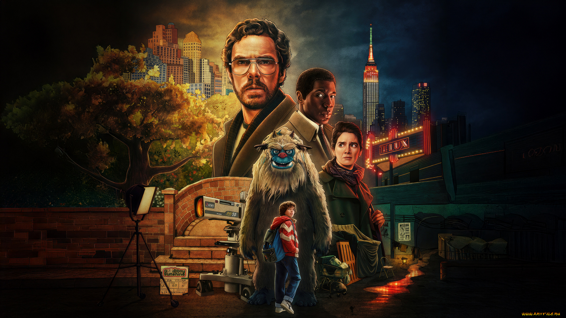 eric, , мини–сериал, 2024, рисованное, кино, , мультфильмы, eric, триллер, драма, криминал, сeриал, benedict, cumberbatch, gaby, hoffmann