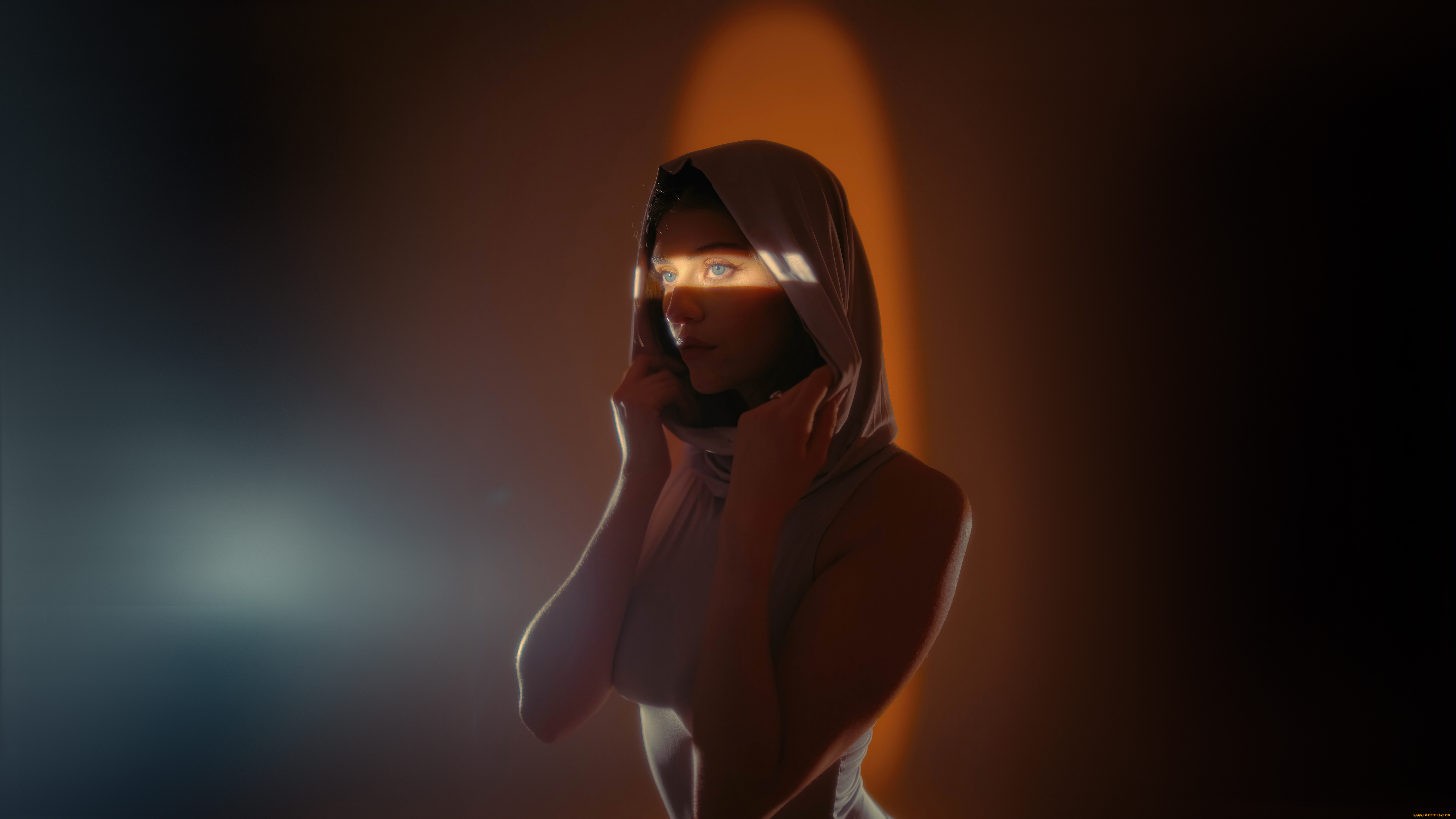 девушки, -, брюнетки, , шатенки, завораживающая, красота, голубые, глаза, девушка