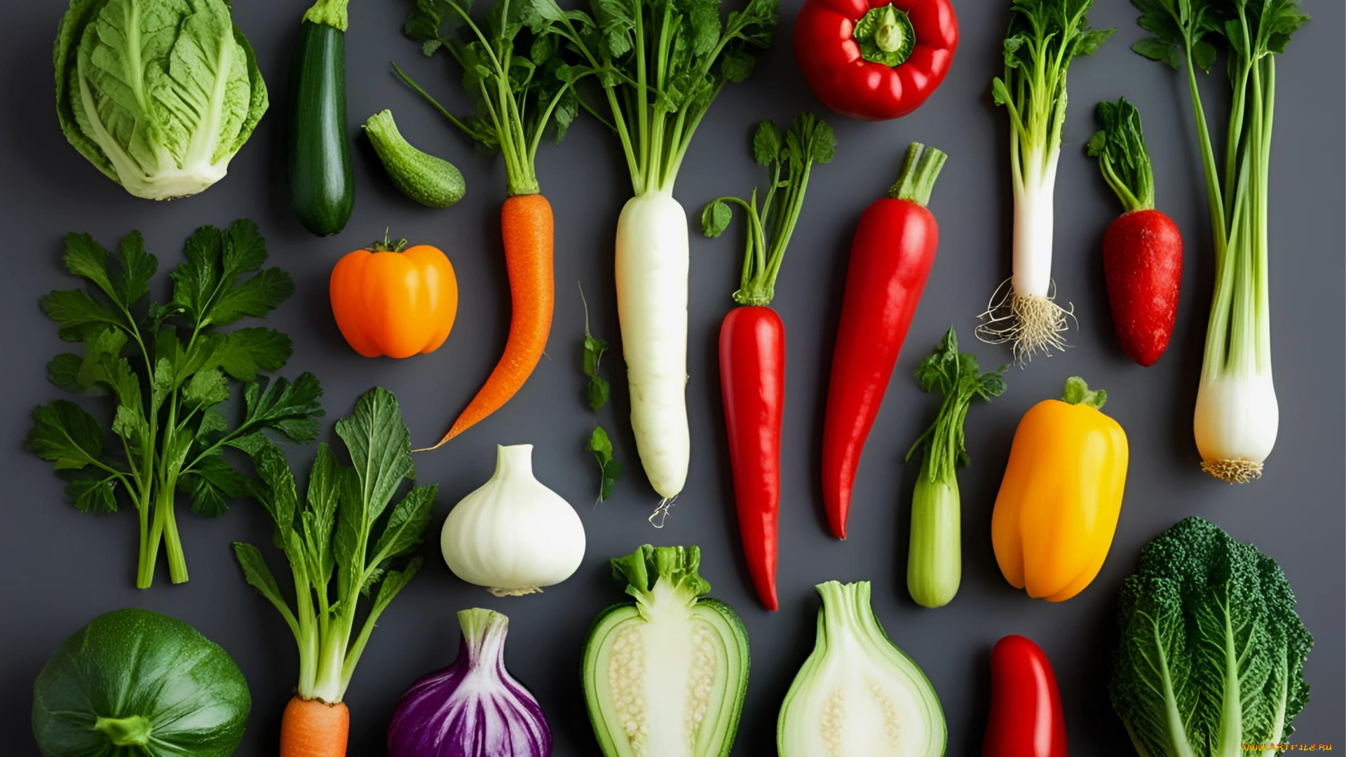 3д, графика, еда-, food, овощи